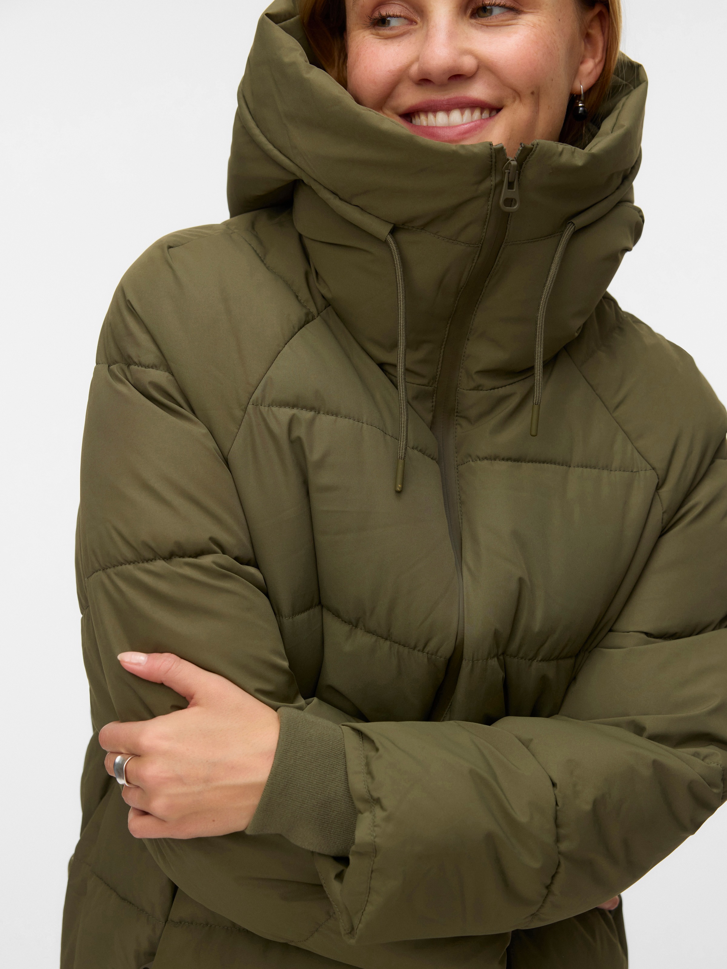 Vero Moda Steppmantel »VMELANOR LAURIE LONG COAT WRP GA BOO«
