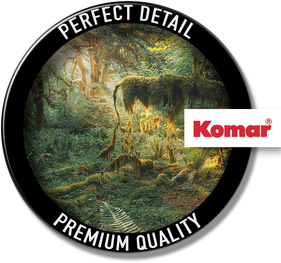 Komar Fototapete »Digitaldruck Vlies - Hall of Mosses - Grösse 400 x 250 cm«, bedruckt, Wohnzimmer, Schlafzimmer