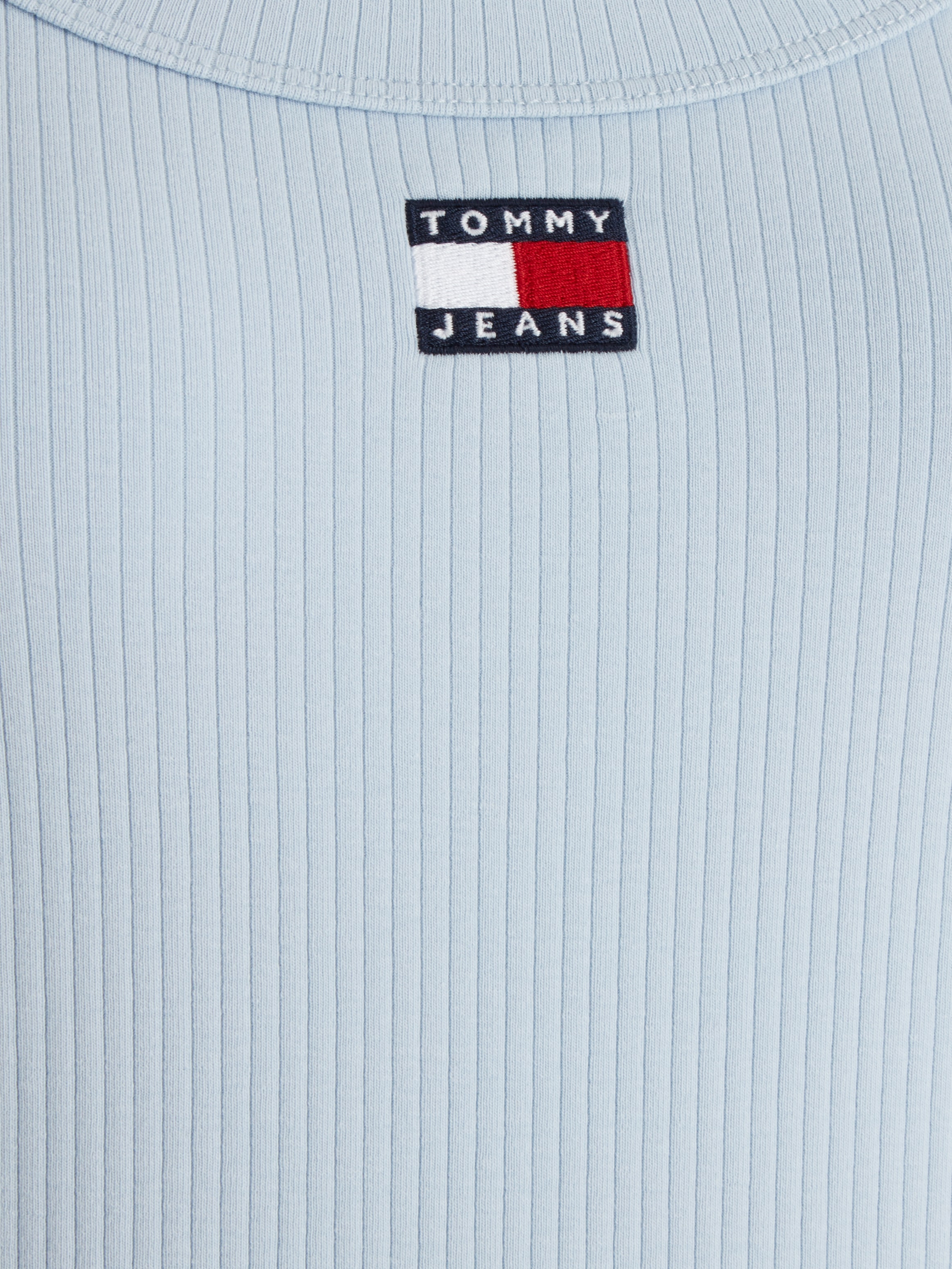 Logostickerei bei BADGE online »TJW RIB Schweiz TEE T-Shirt SLIM mit SS«, Jelmoli-Versand Jeans bestellen Tommy