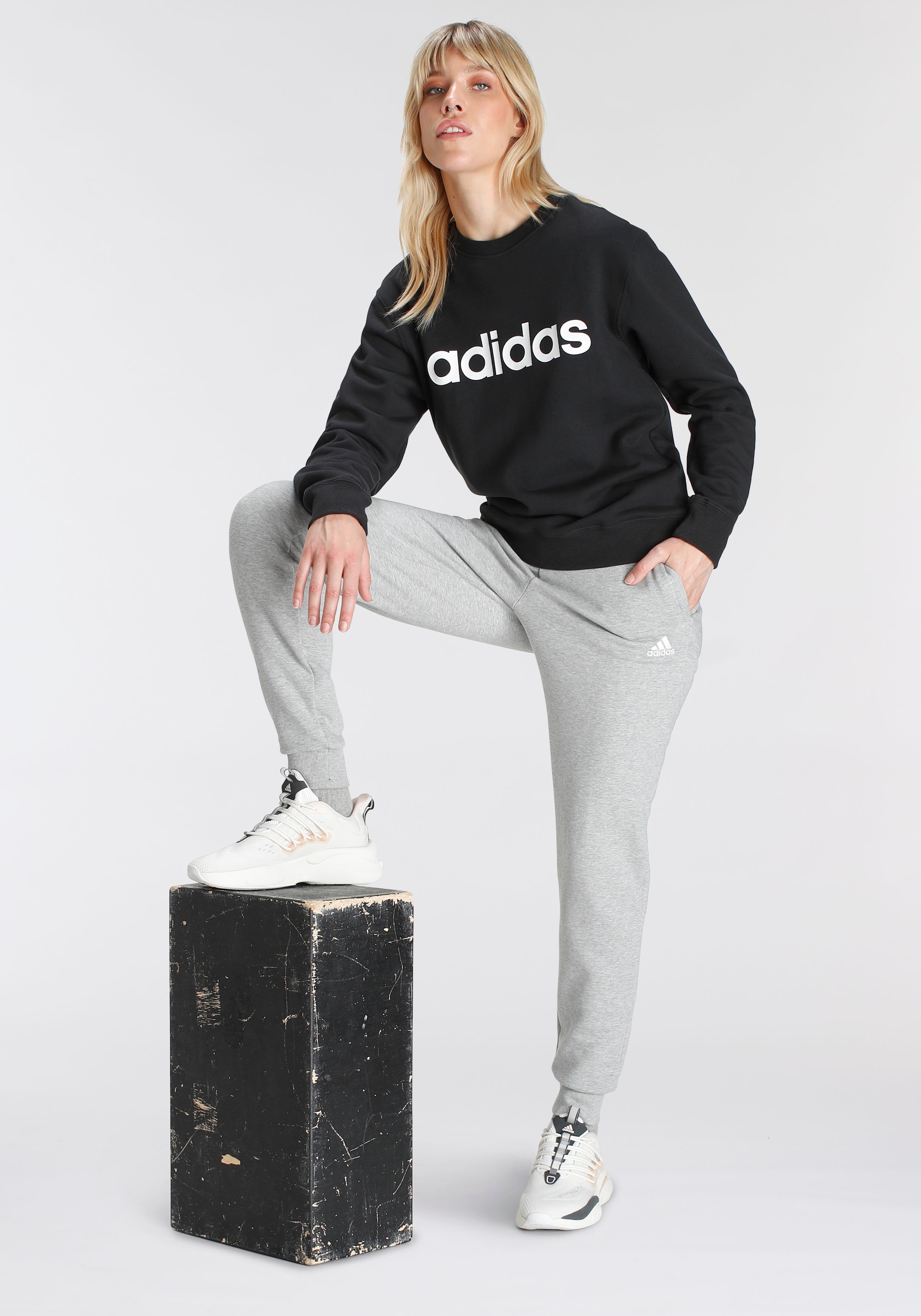 adidas »ESSENTIALS TERRY« bei Jelmoli-Versand shoppen Schweiz Sweatshirt online FRENCH Sportswear LINEAR