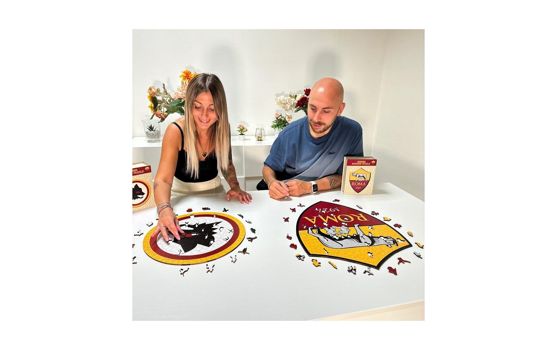 Puzzle »Iconic AS Roma – Lupetto Logo«, Holzart: Birke (Herkunftsland: China)