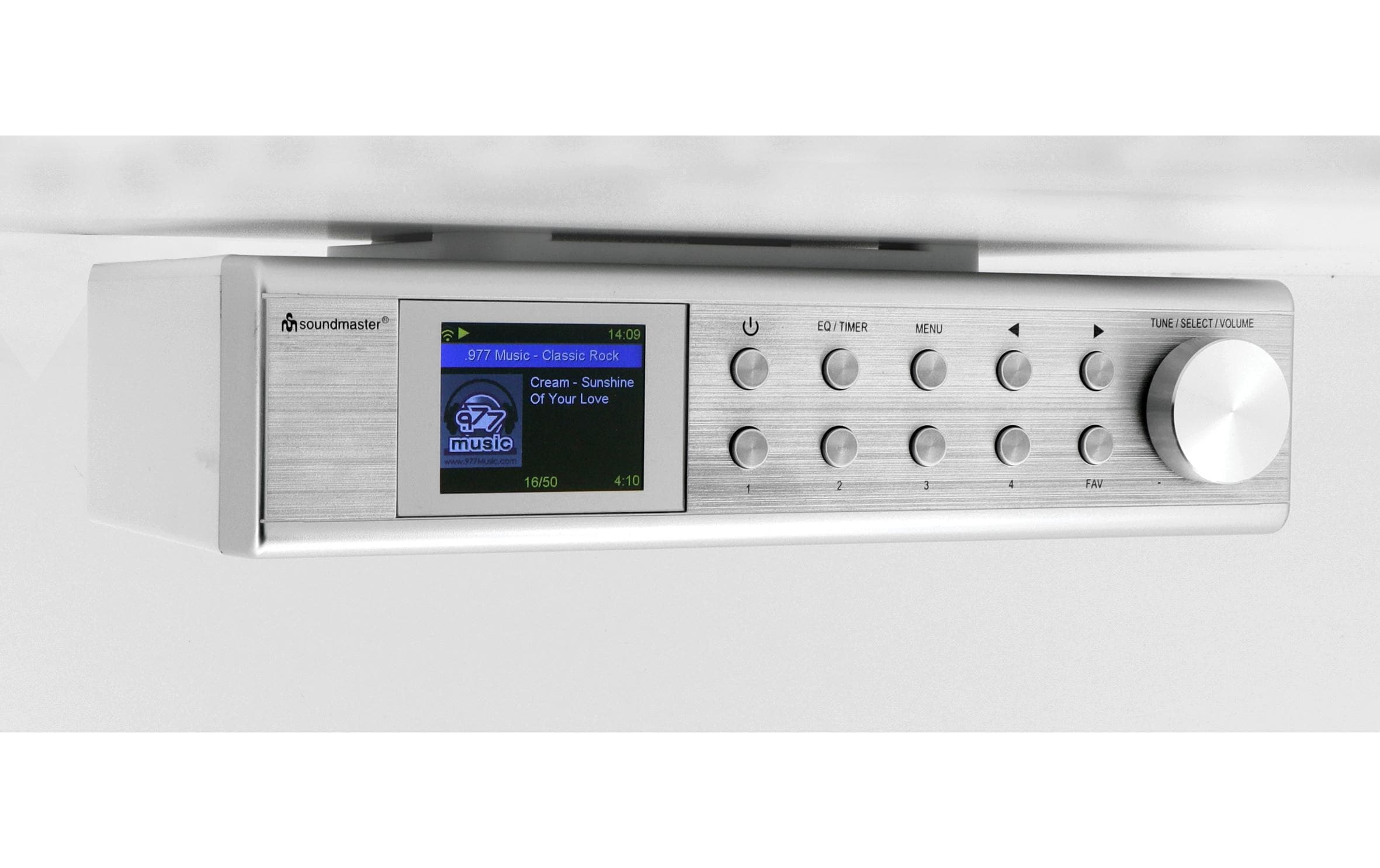 Soundmaster Digitalradio (DAB+) »IR1500SI Silber«, (Bluetooth-WLAN Digitalradio (DAB+)-FM-Tuner-Internetradio)