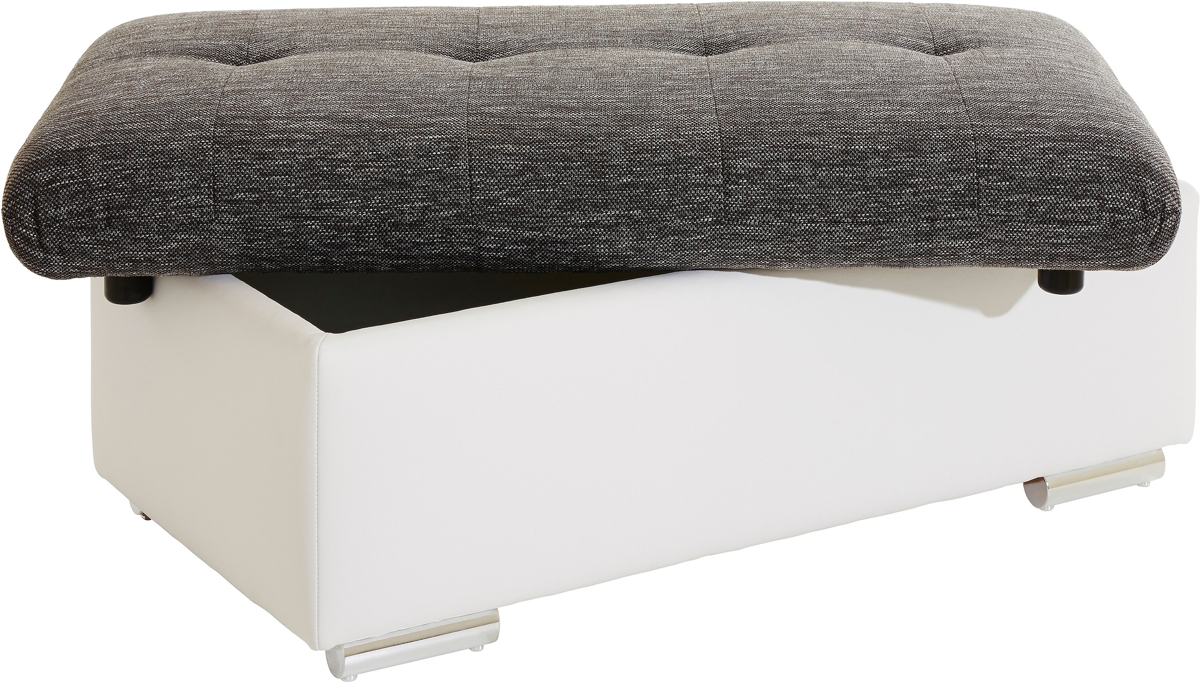 TRENDMANUFAKTUR Hocker »Reggae, Bankhocker mit toller Detailverarbeitung im Sitz«, inkl. Staufach unter der Sitzfläche