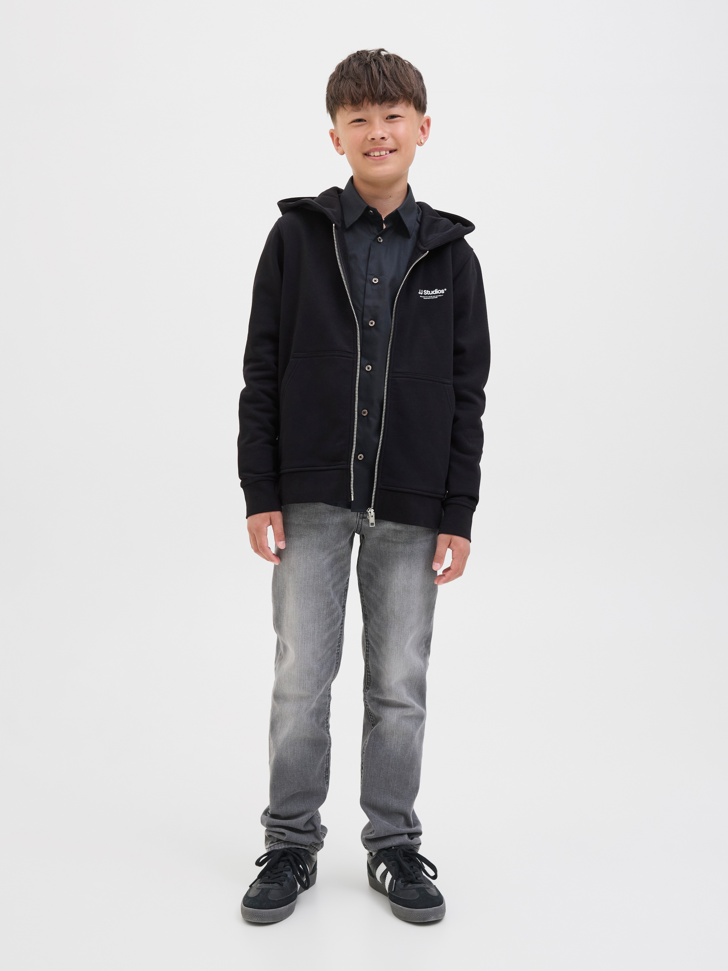 Jack & Jones Junior Kapuzensweatshirt »JJESOHO SWEAT ZIP HOOD NOOS JNR«