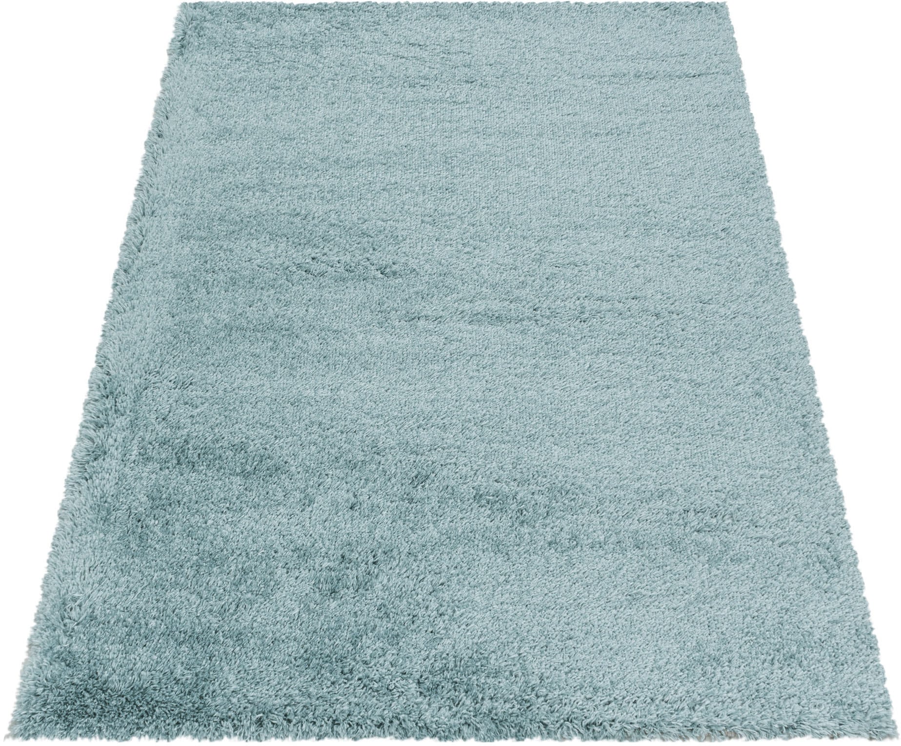 Ayyildiz Teppiche Hochflor-Teppich »FLUFFY 3500«, rechteckig, Langflor, Shaggy, uni, robust, auch in rund erhältlich, Wohnzimmer