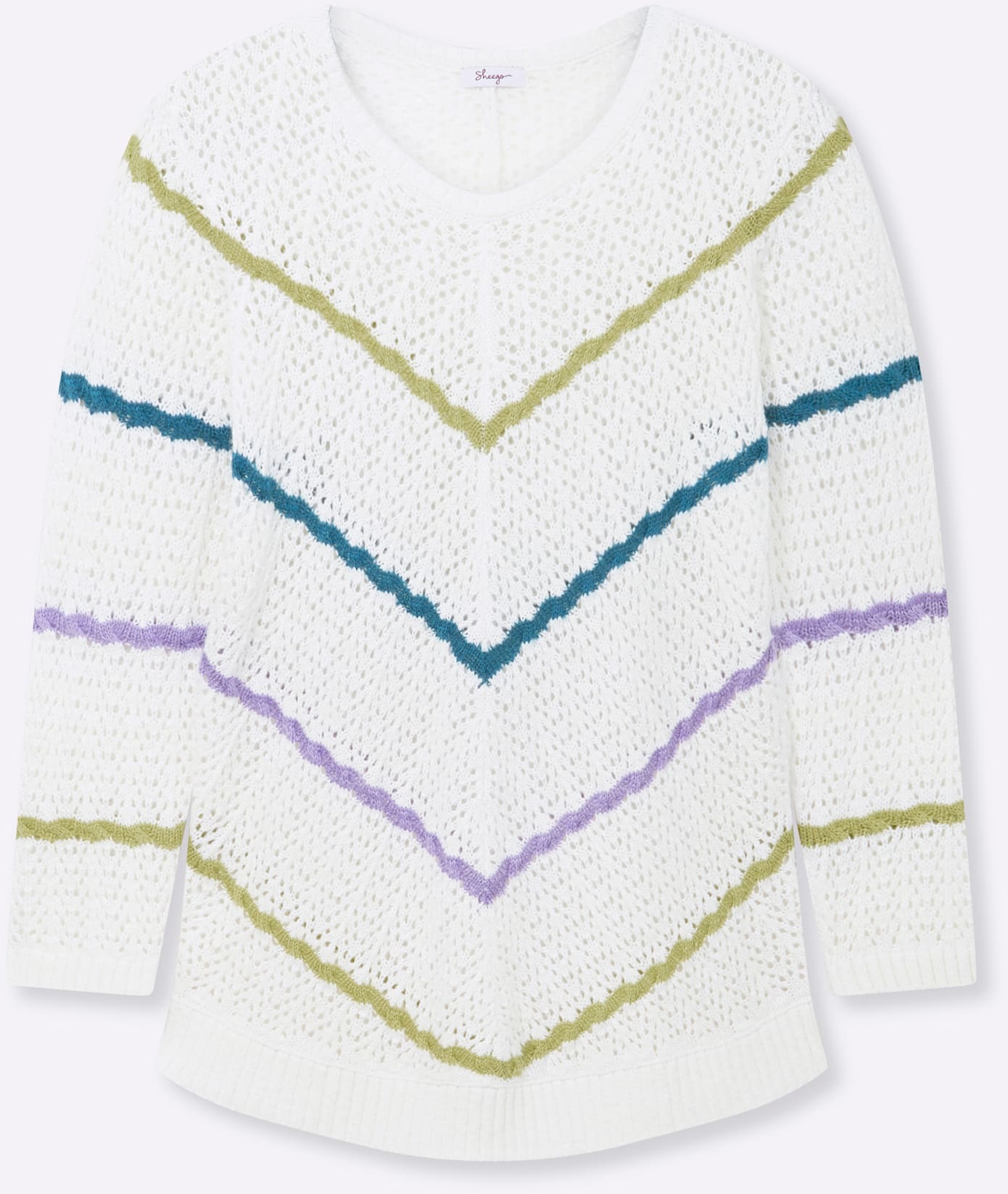 Sheego Rundhalspullover »Pullover«