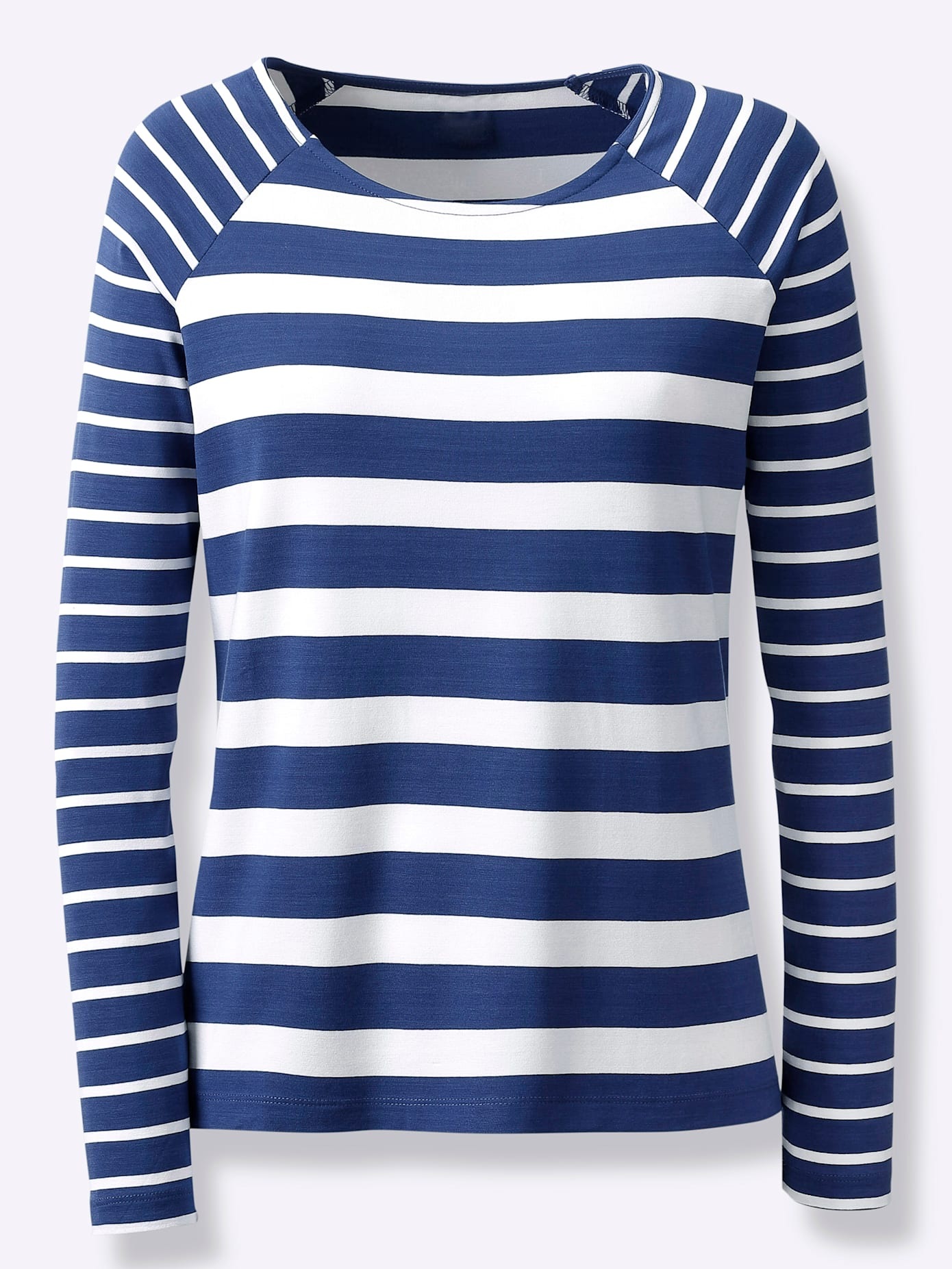 heine Rundhalsshirt »Streifenshirt«, (1 tlg.)