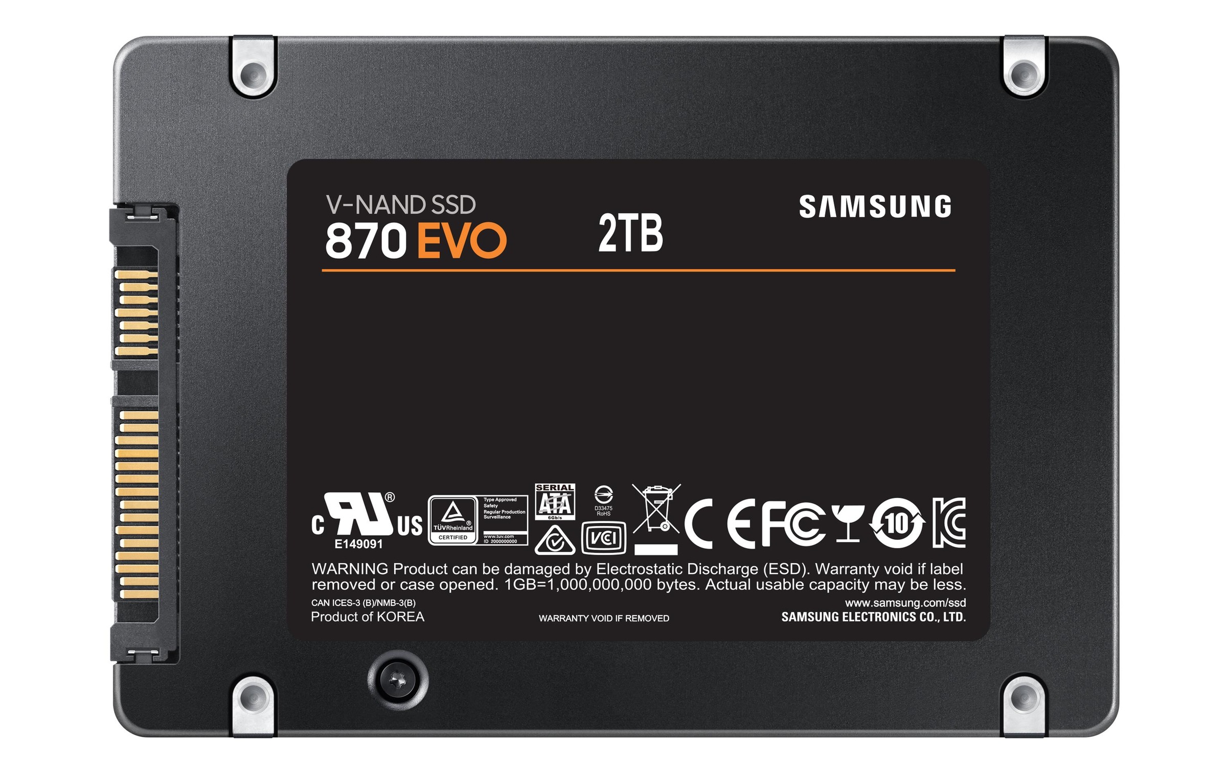 Samsung interne SSD »870 EVO 44683 SATA 2000«