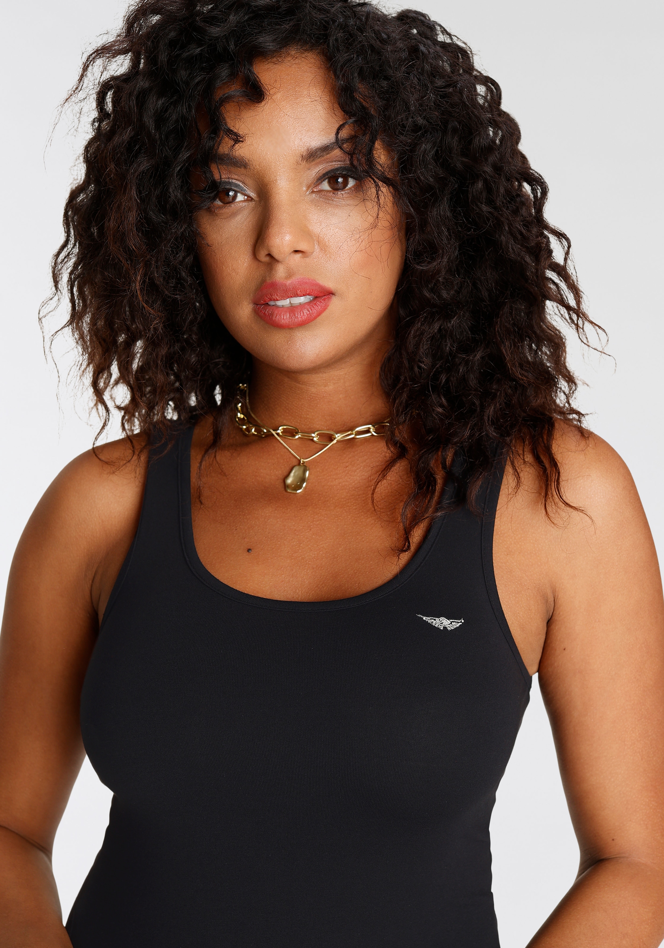 Arizona Tanktop, mit Logo-Stickerei
