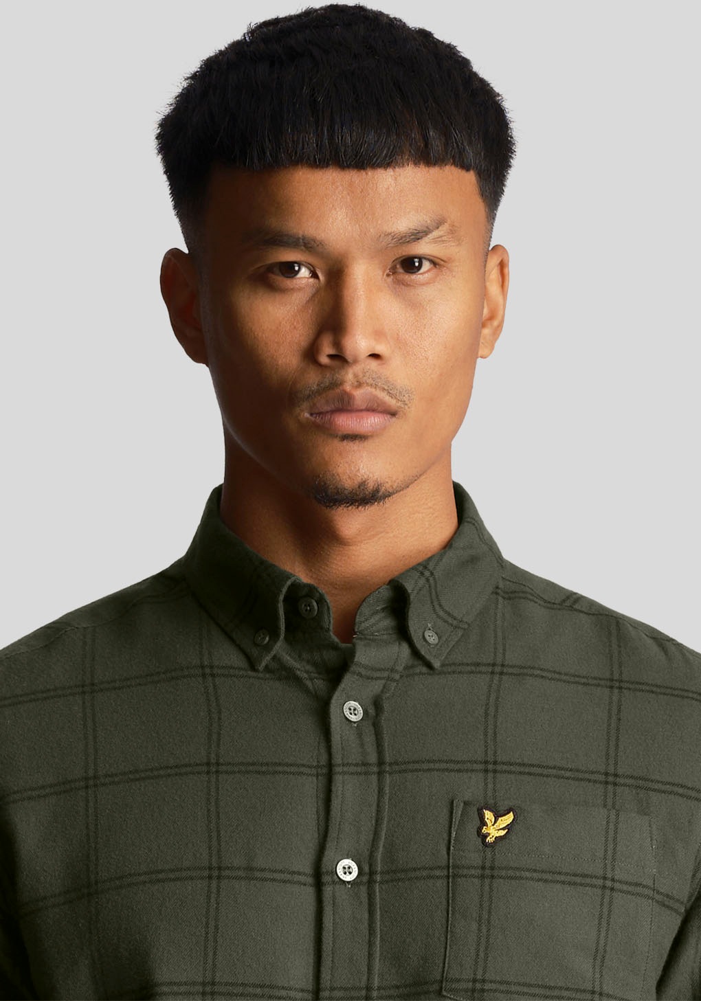 Lyle & Scott Langarmhemd, in karierter Optik