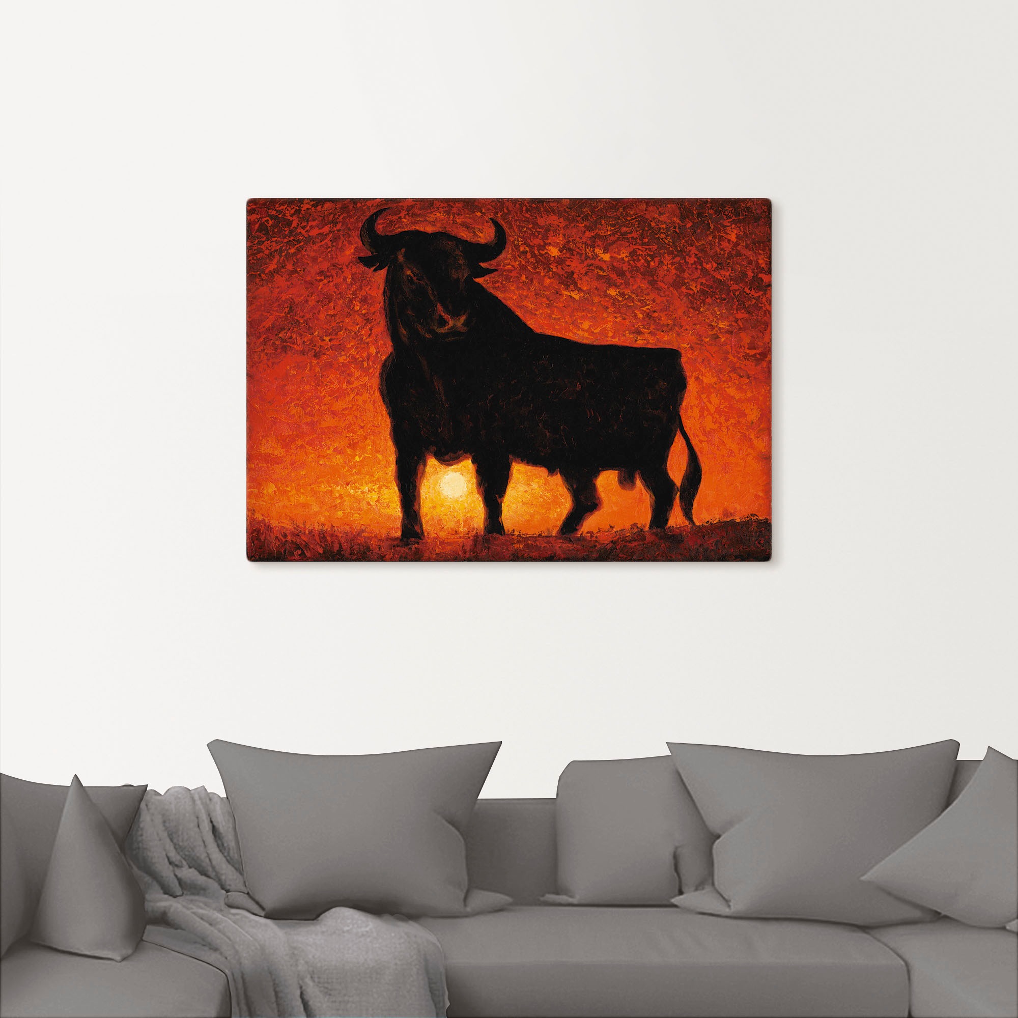 Artland Wandbild »Andalusischer Stier«, Wandaufkleber Wildtiere, als (1 oder Jelmoli-Versand Poster online shoppen versch. Alubild, Grössen St.), | in Leinwandbild
