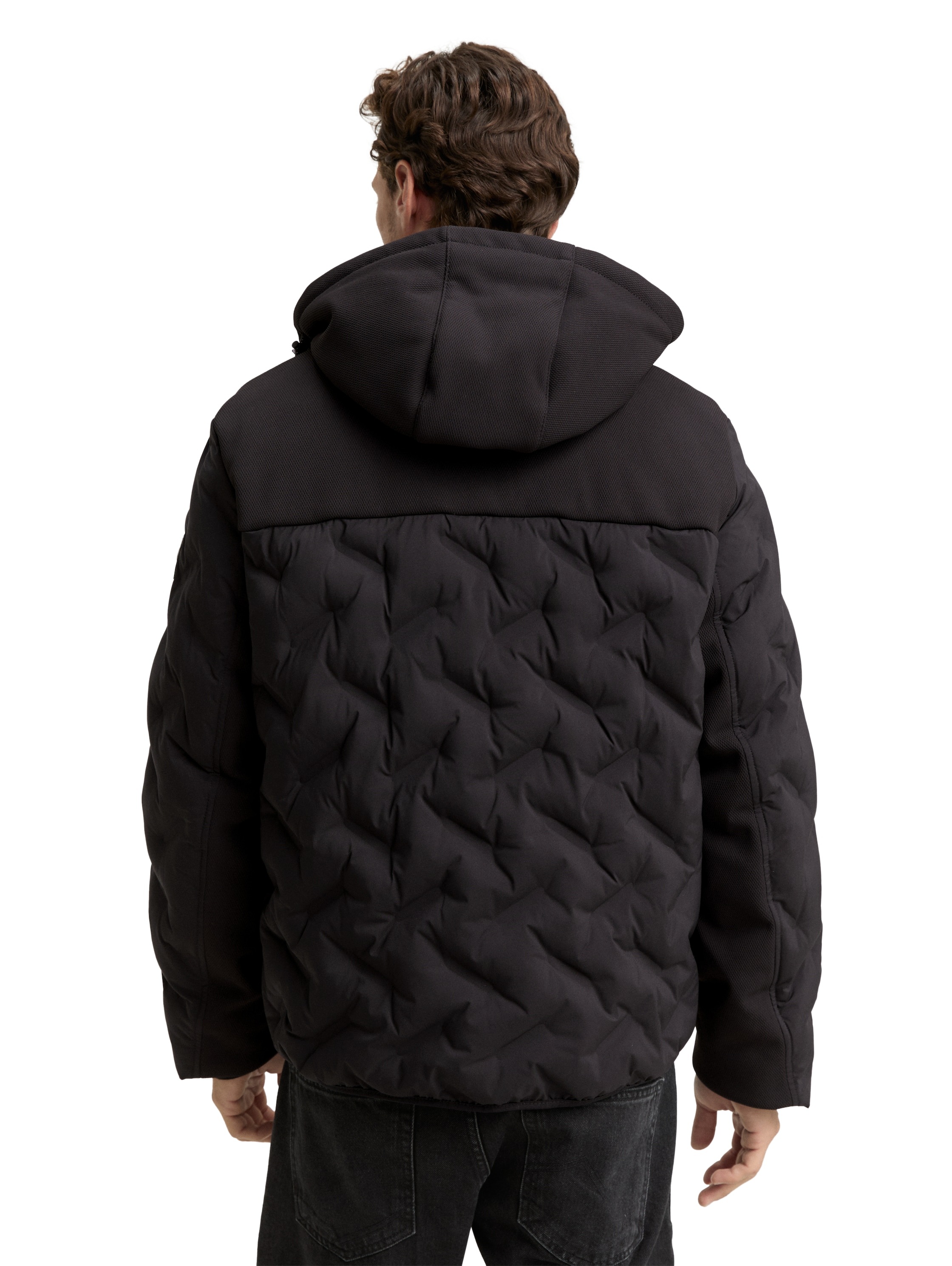 TOM TAILOR Steppjacke, mit Kapuze, mit Kapuze