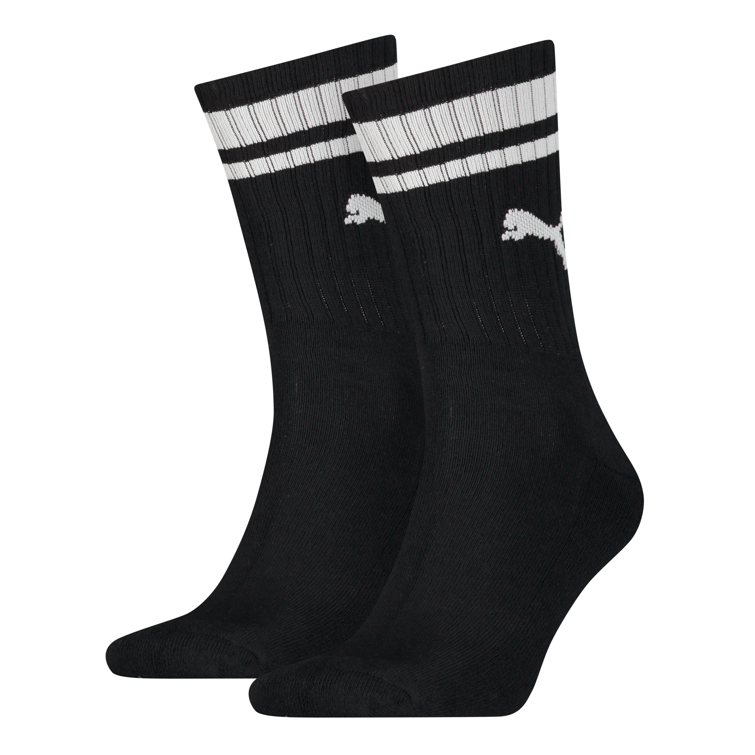 PUMA Socken "PUMA UNISEX HERITAGE CREW SOCK" 2 Stk. tlg. Komfort-Passform, gepolsterte Sohle