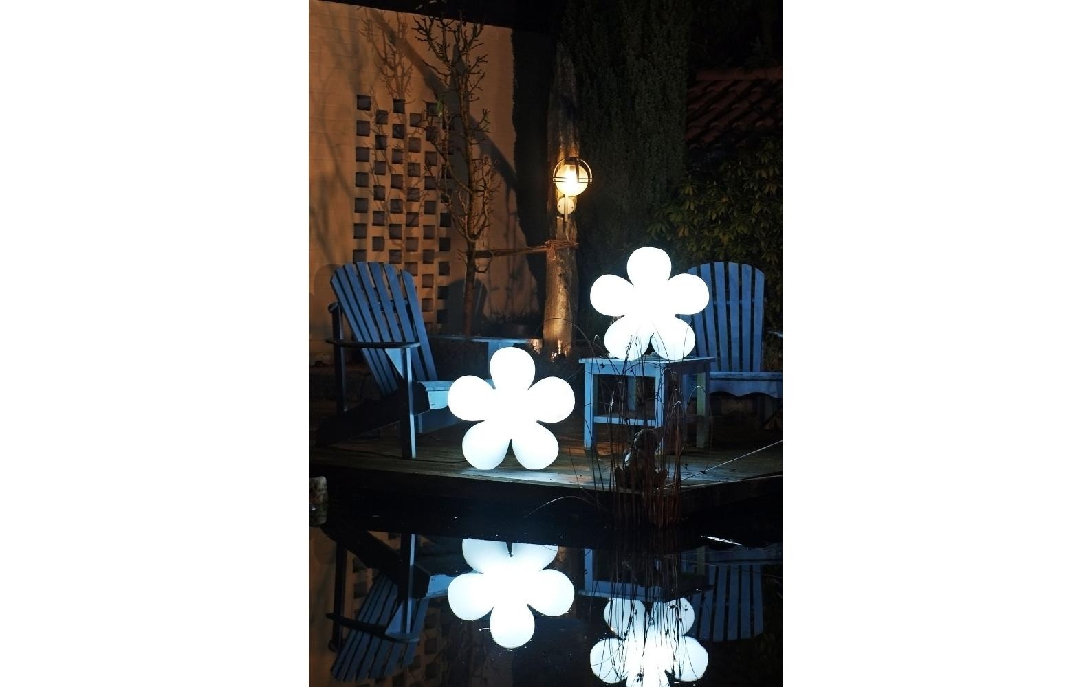 8 seasons design Dekolicht »Shining Flower 60 cm, Weiss«