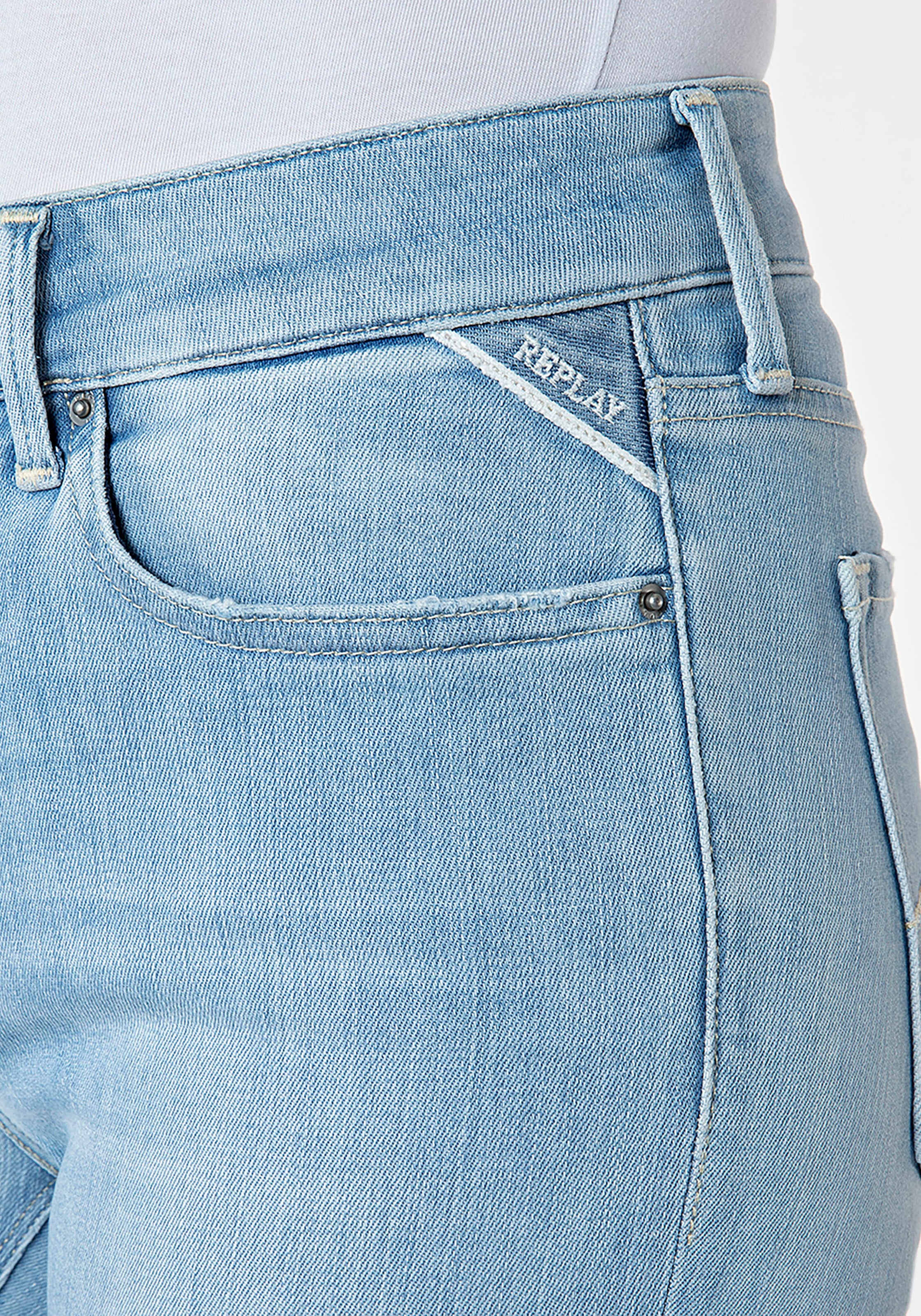 Replay Skinny-fit-Jeans »Luzien«, Powerstretch mit dezenten Used-Effekten