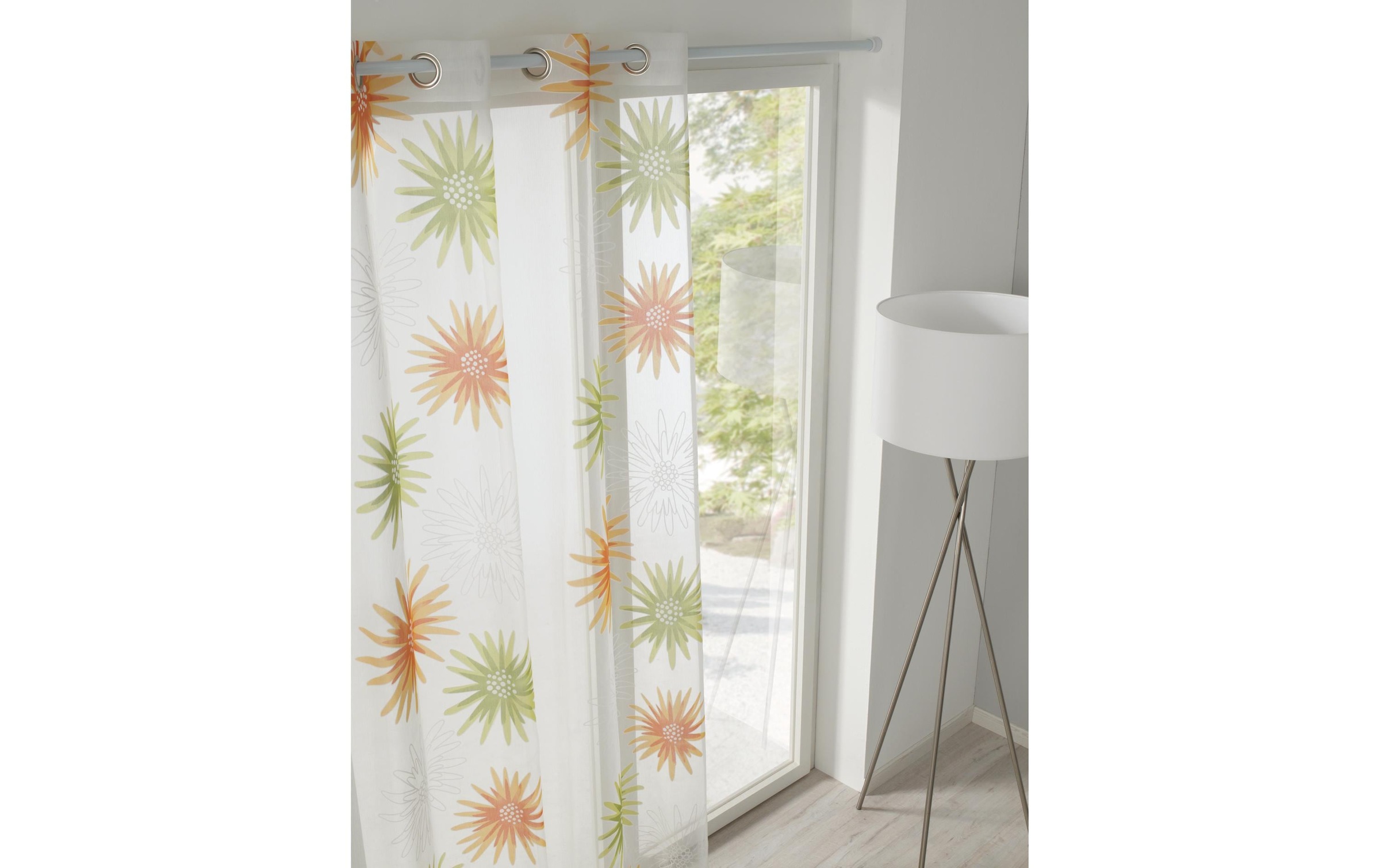 GARDINIA Gardinenstange »80-130 cm, Ø 23/26 mm Weiss«