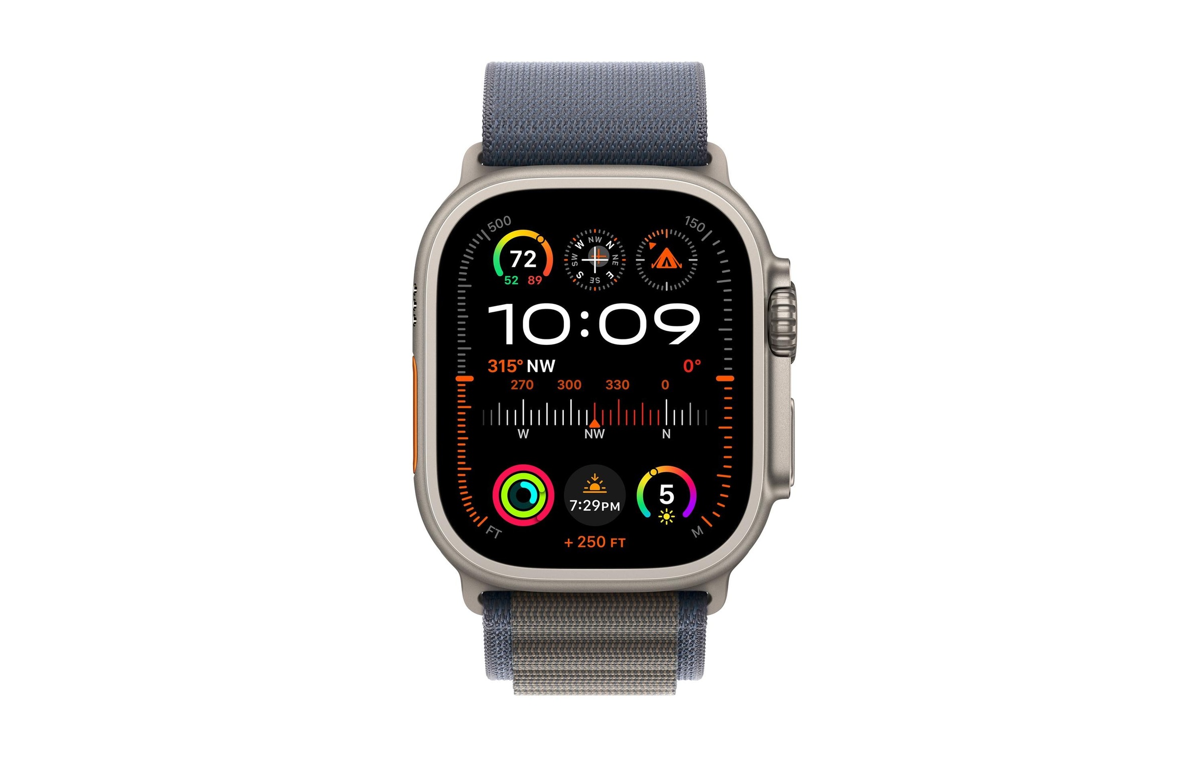 Apple Smartwatch »Ultra 2 GPS + Cellular, Titan, 49mm Alpinarmband«, 64 GB,)