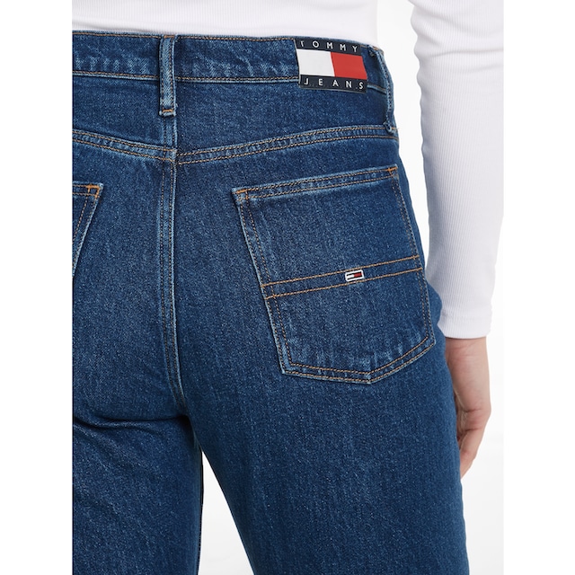 Tommy Jeans Slim-fit-Jeans »IZZIE HGH SL ANK BH5131«, mit Ledermarkenlabel  online shoppen bei Jelmoli-Versand Schweiz