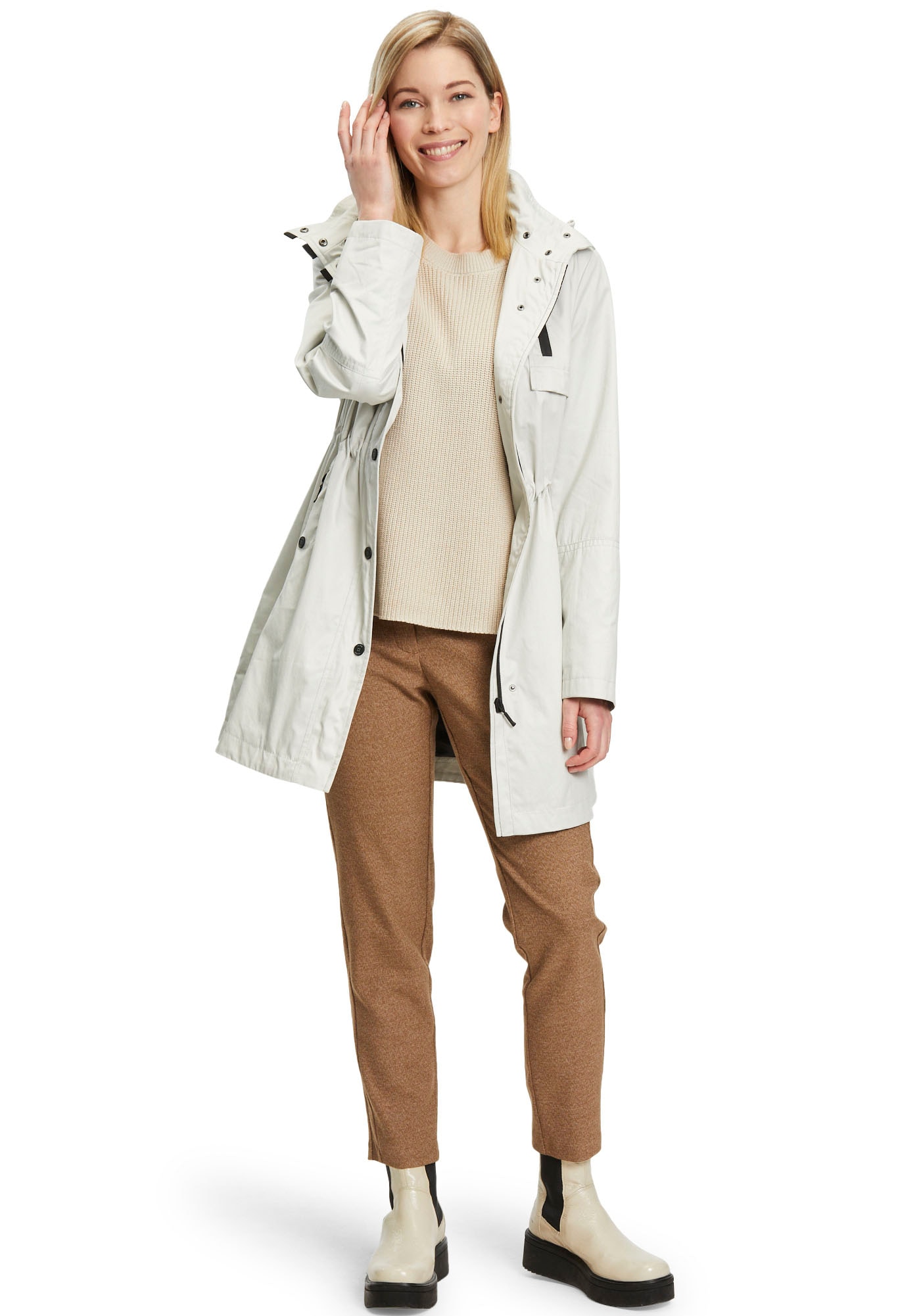 Gil Bret Outdoorjacke, mit Kapuze, mit Reissverschlüssen