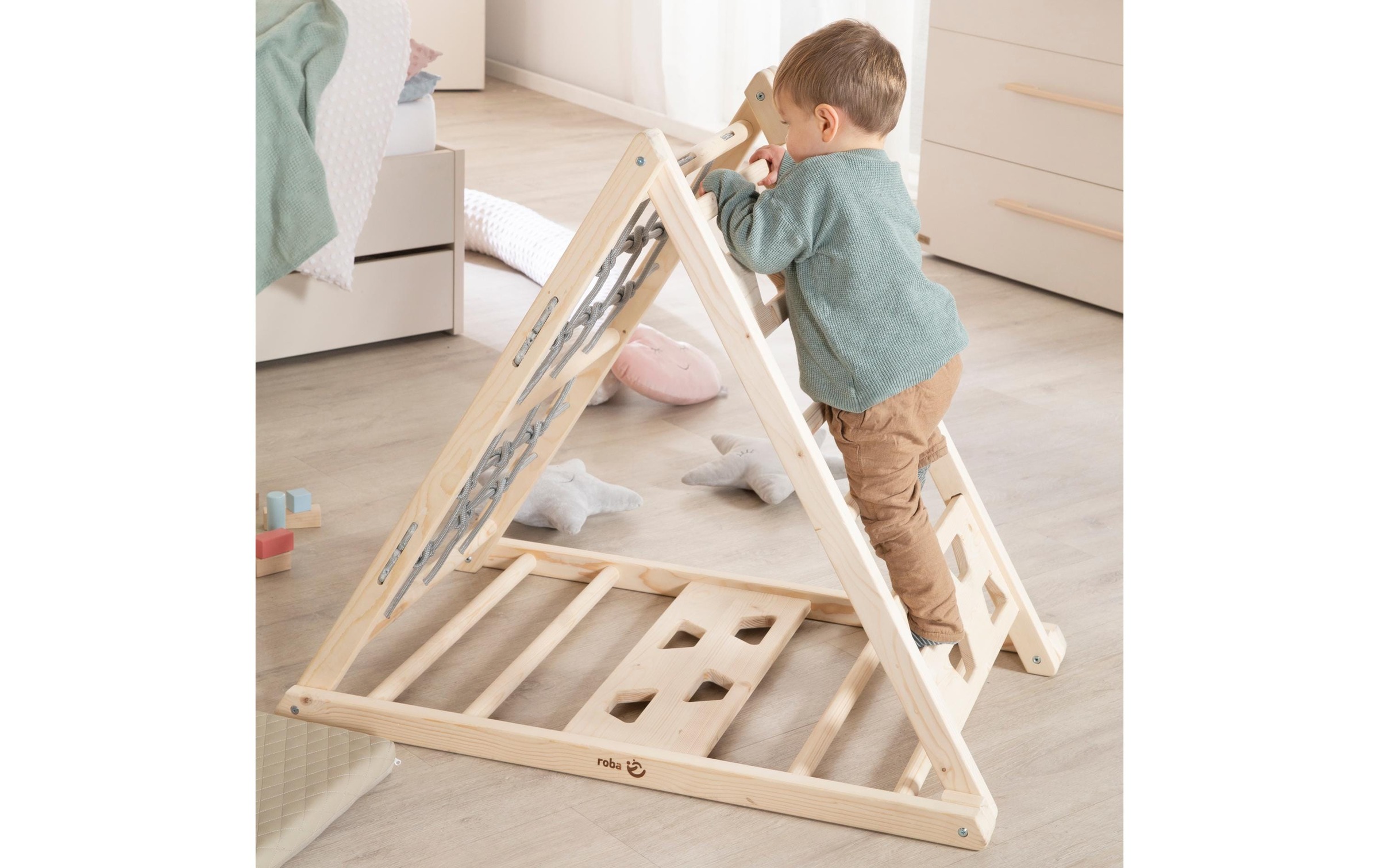 roba® Lernspielzeug »Kletterdreieck 85 x 63.5 x 97.5 cm«