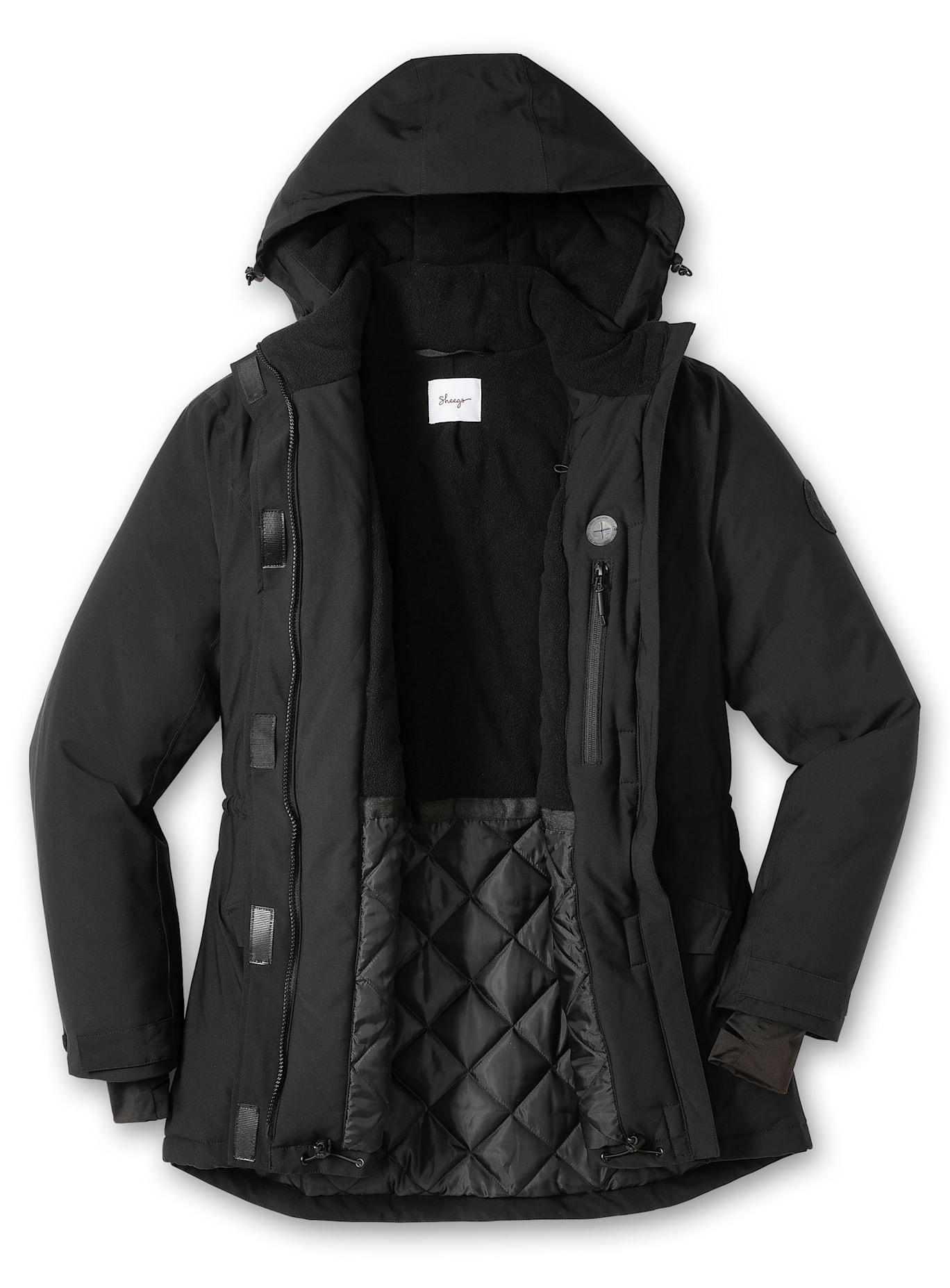 Sheego Funktionsjacke, mit Kapuze