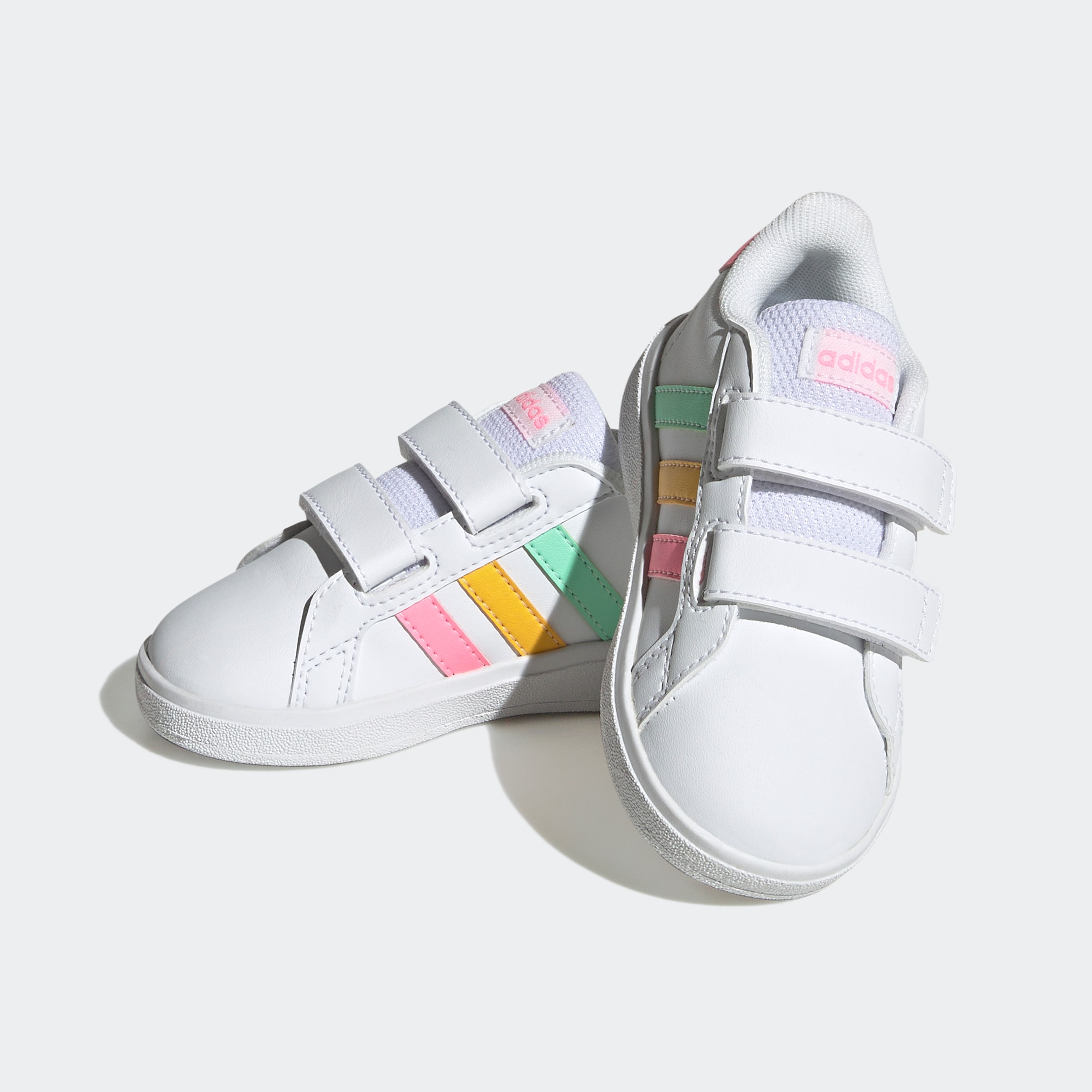 adidas Sportswear Sneaker »GRAND COURT LIFESTYLE HOOK AND LOOP«, für Kinder, Design auf den Spuren des adidas Superstar