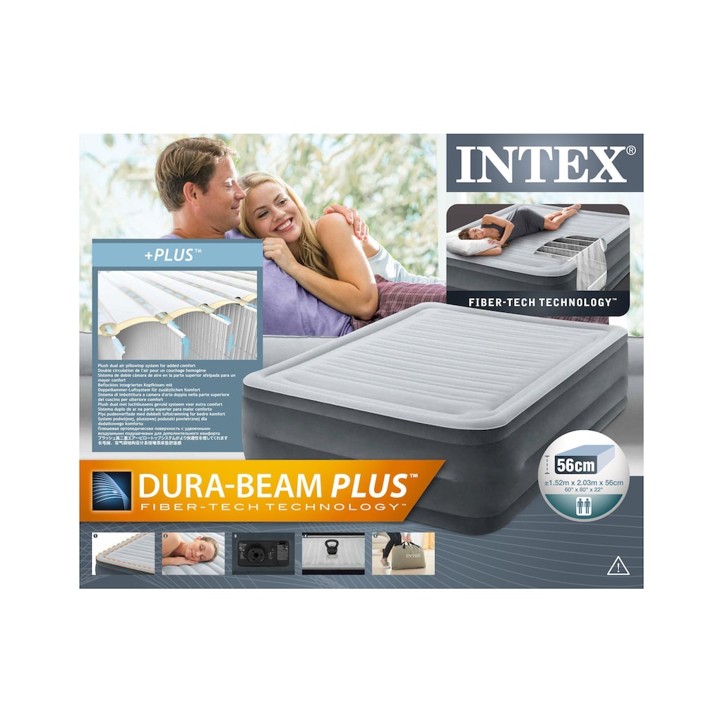 Intex Luftbett »Intex Luftbett DuraBeam Deluxe Comf«