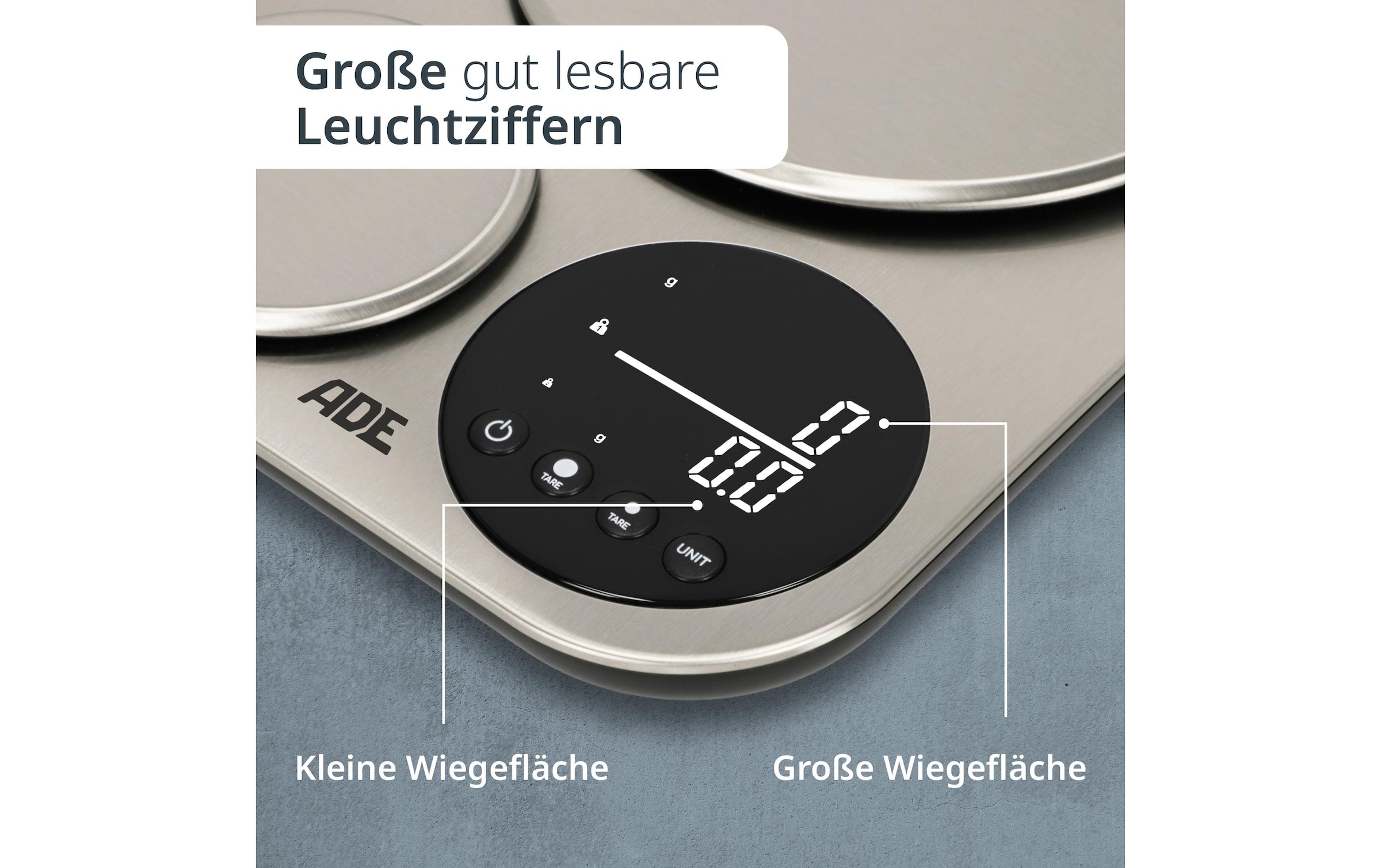 ADE Küchenwaage »Isabella«, (1 tlg.)