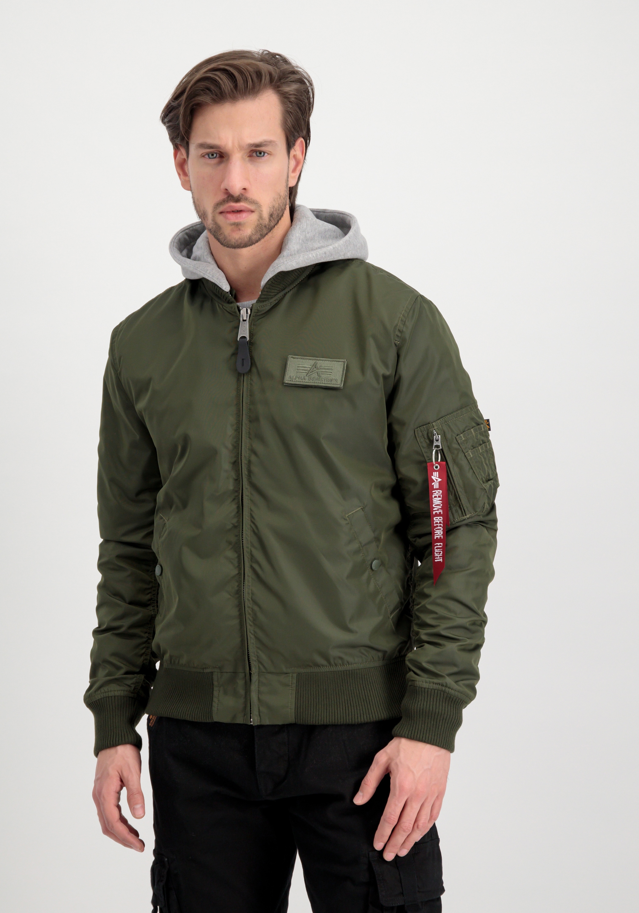 Alpha Industries Bomberjacke »MA-1 TT Hood Light«