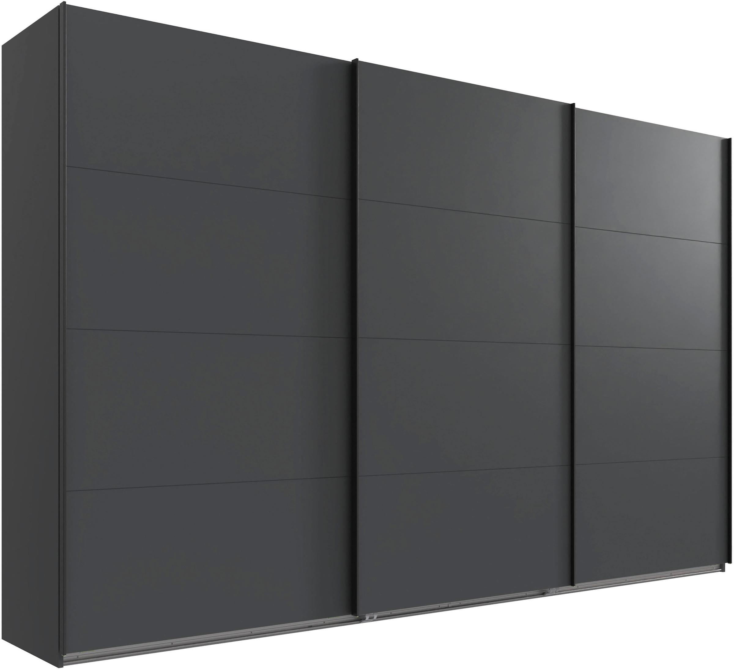 Wimex Kleiderschrank »Mugano, Made in Germany, Lieferung bis in Deine Etage und Stellort« wähle Deine Ausstattung: Basic oder Premium!, 3 Schwebetüren, grosse Grössen, mit oder ohne Spiegel, Metallgriffe