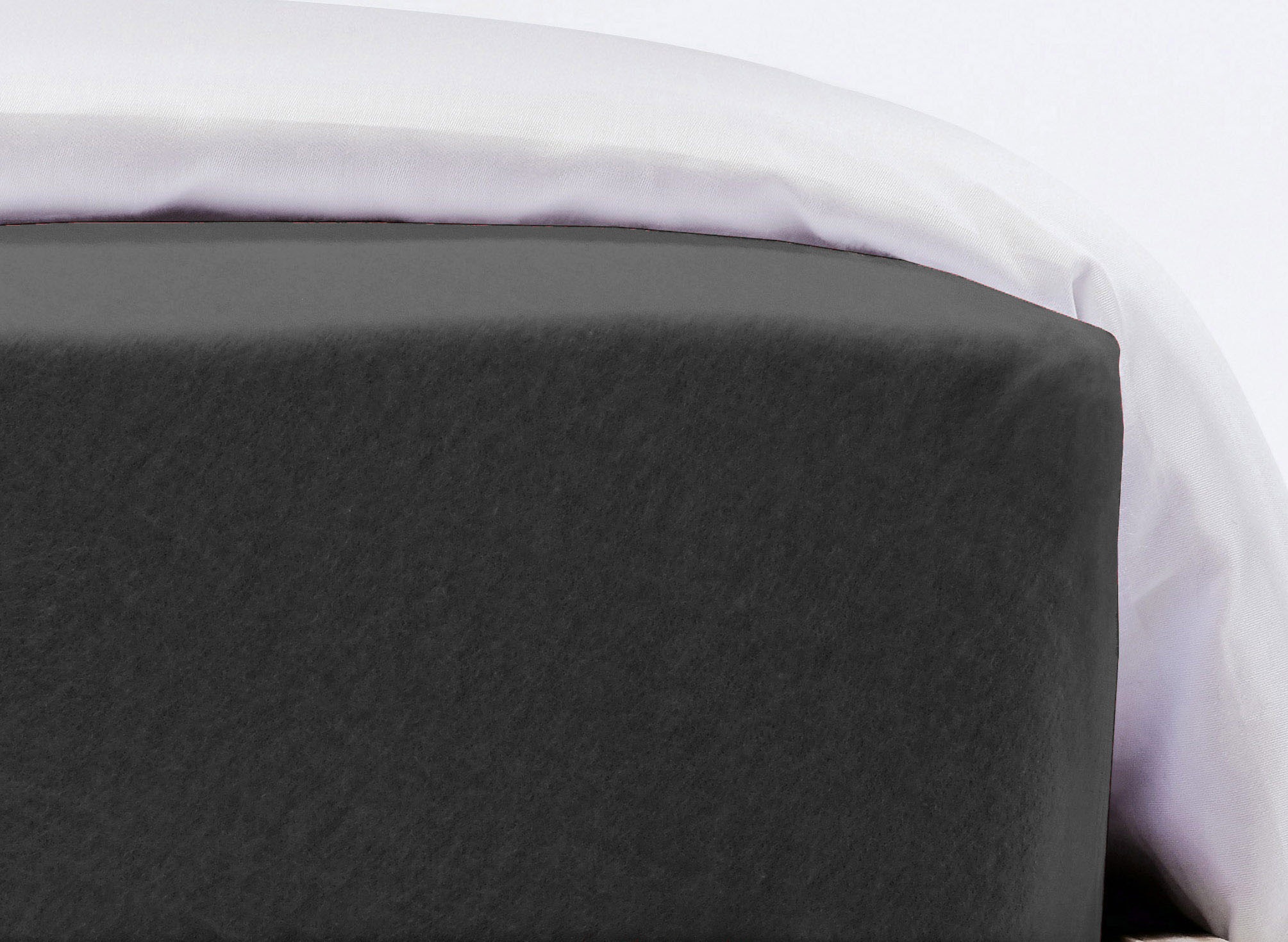 fleuresse Spannbettlaken "Flauschjersey" aus Baumwolle, Bettlaken, Spannbetttuch, Premium Qualität