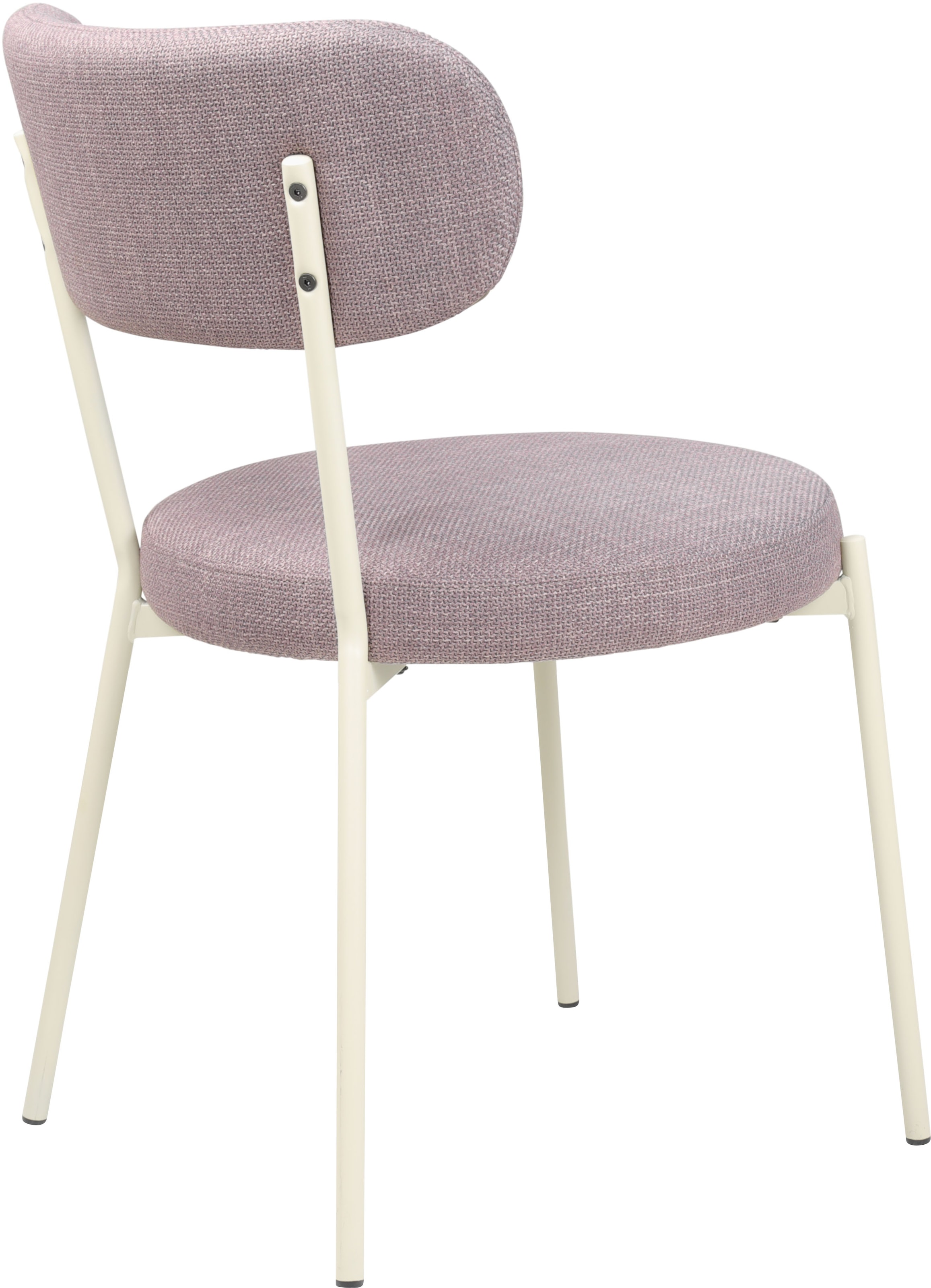 TOM TAILOR HOME 4-Fussstuhl »SOFT PAD CHAIR«, (Set), 2 St., Webstoff, Esszimmerstuhl, 4-Fussgestell, mit Rückenausschnitt