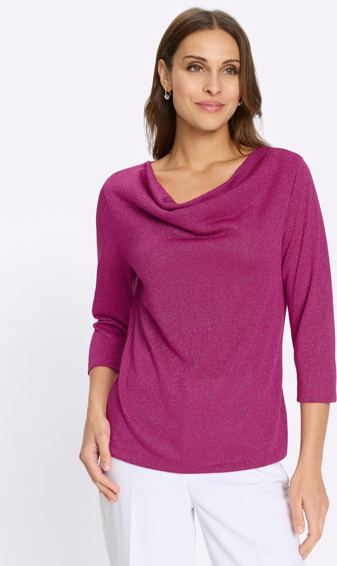 Lady Wasserfallshirt »Wasserfallshirt« 1 tlg.