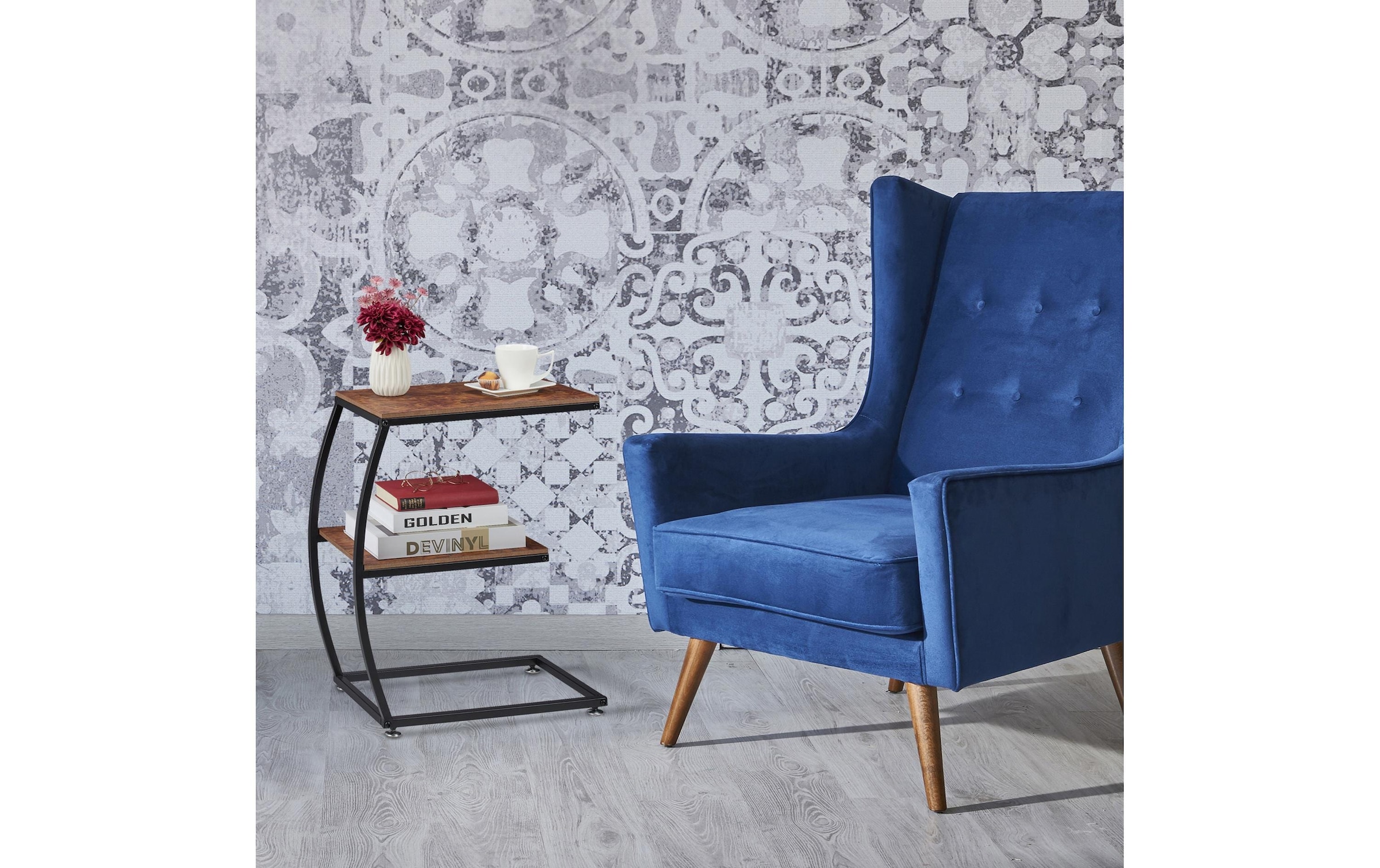 relaxdays Beistelltisch »Industrial 47.5 cm x 57.5 cm«
