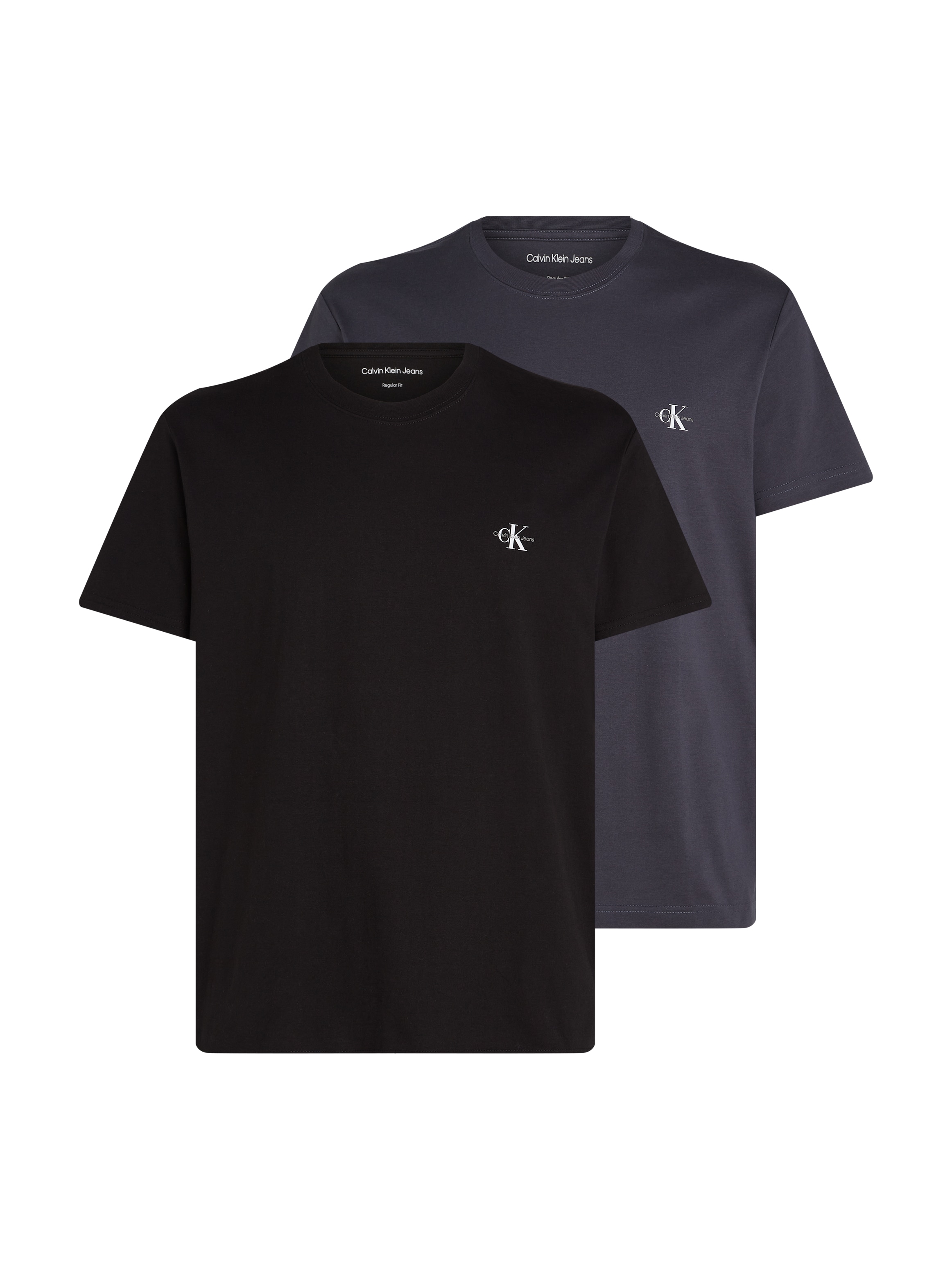 Calvin Klein Jeans T-Shirt »2 PACK MONOLOGO«, Logodruck