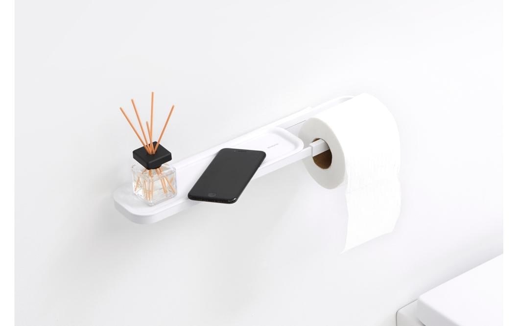 Brabantia Toilettenpapierhalter »Mindset mit Ablage Weiss«