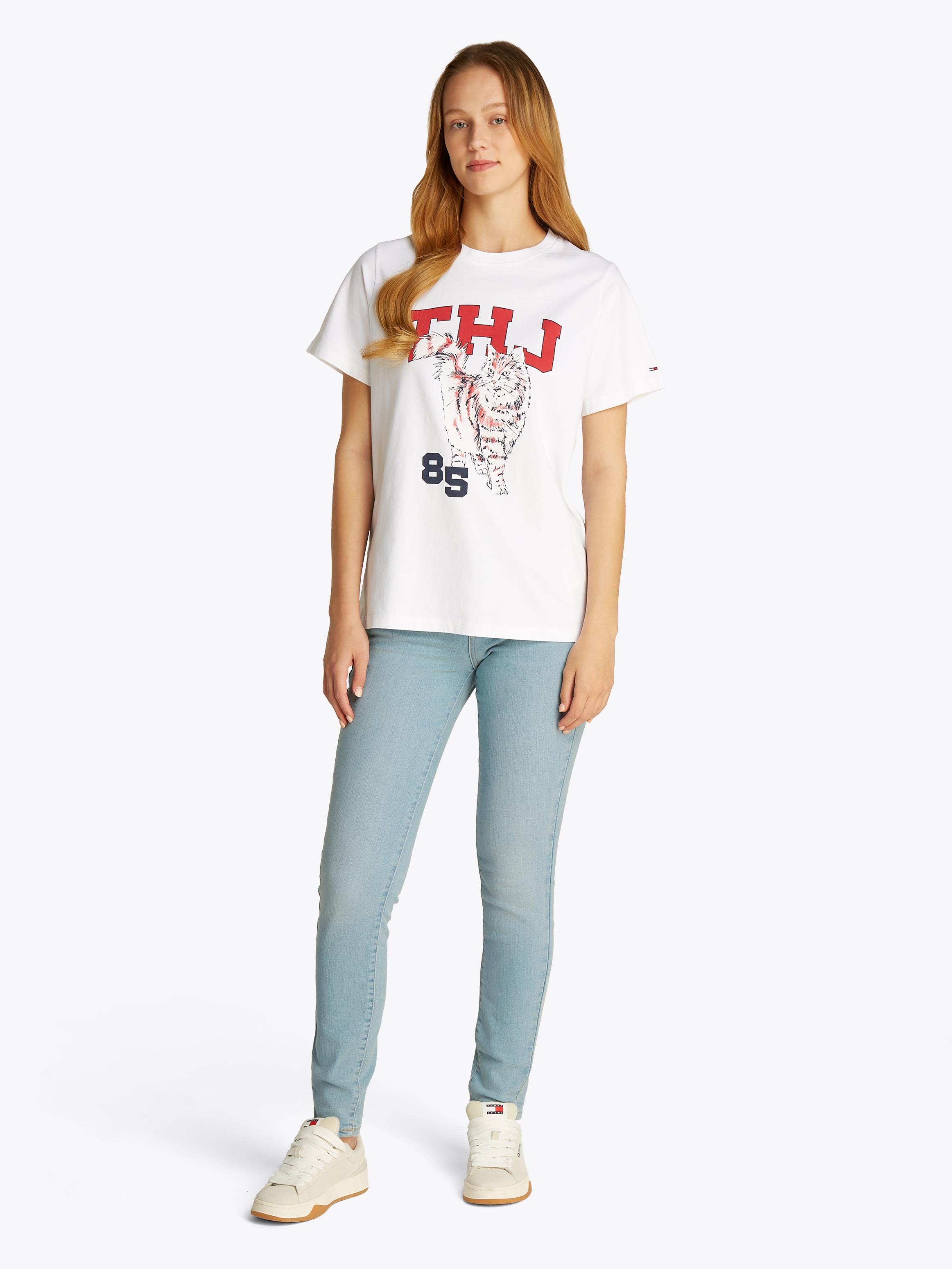 Tommy Jeans Skinny-fit-Jeans »SOPHIE LW SKN«, mit Logo-Badge, in Knöchellänge