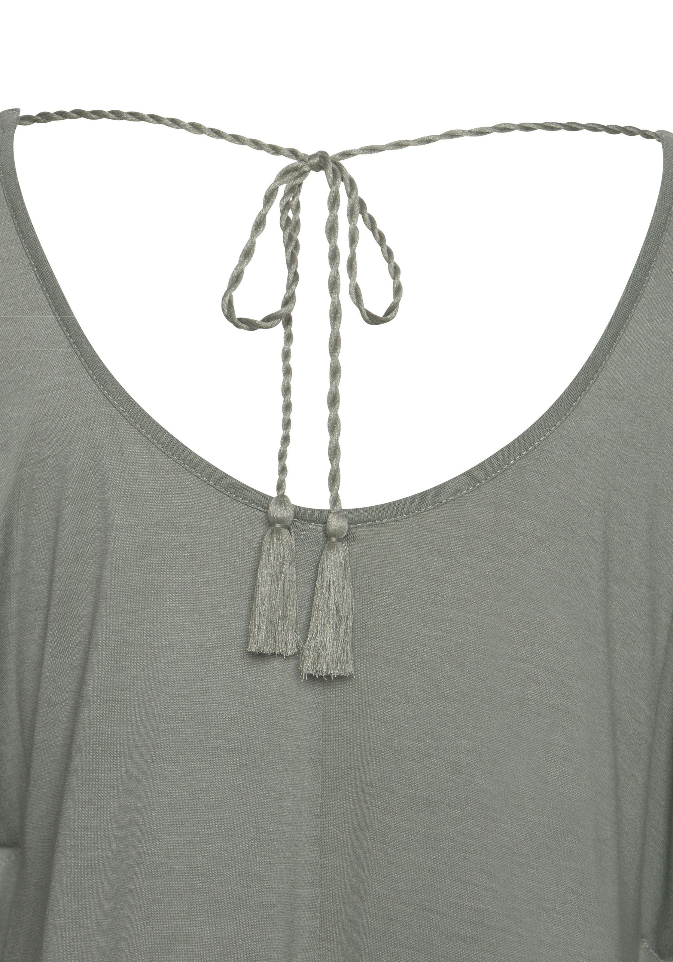 LASCANA Strandshirt, mit Zierband kaufen bei Schweiz oberen online Jelmoli-Versand Rücken im