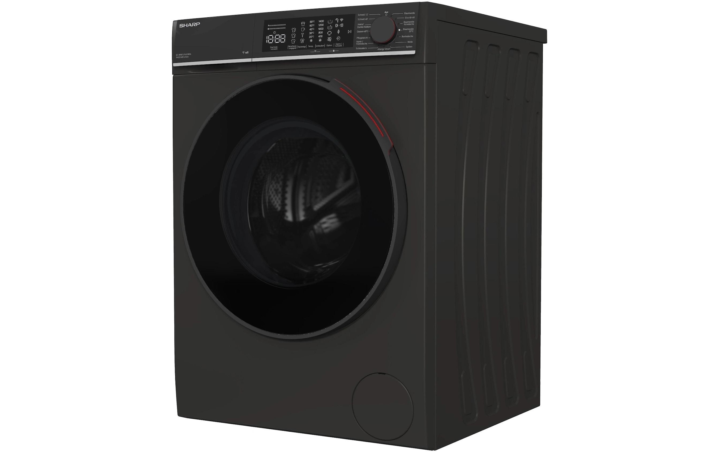 Sharp Waschmaschine »ES-WNFL914CMDA-DE Links«, 1400 U/min