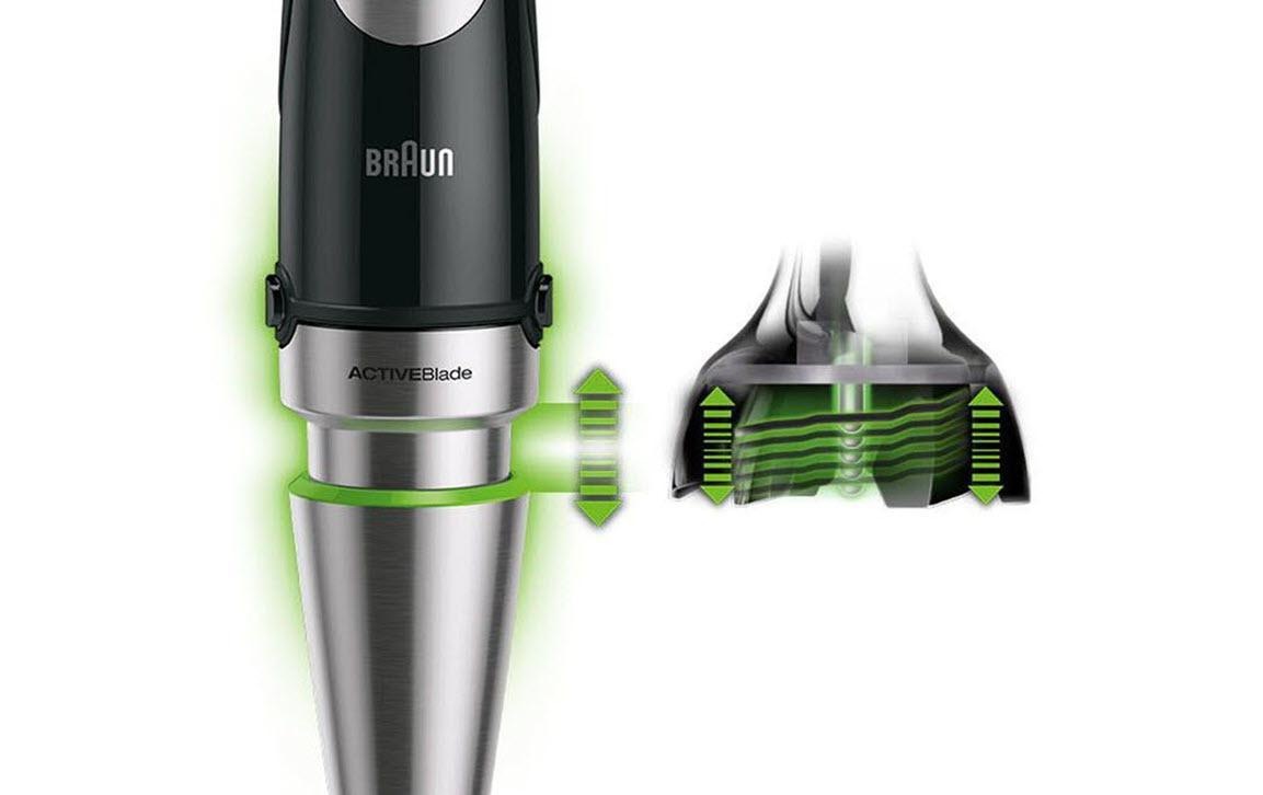 Braun Stabmixer »MultiQuick 9 MQ9027X Edelstahl / Schwarz«, 1000 W