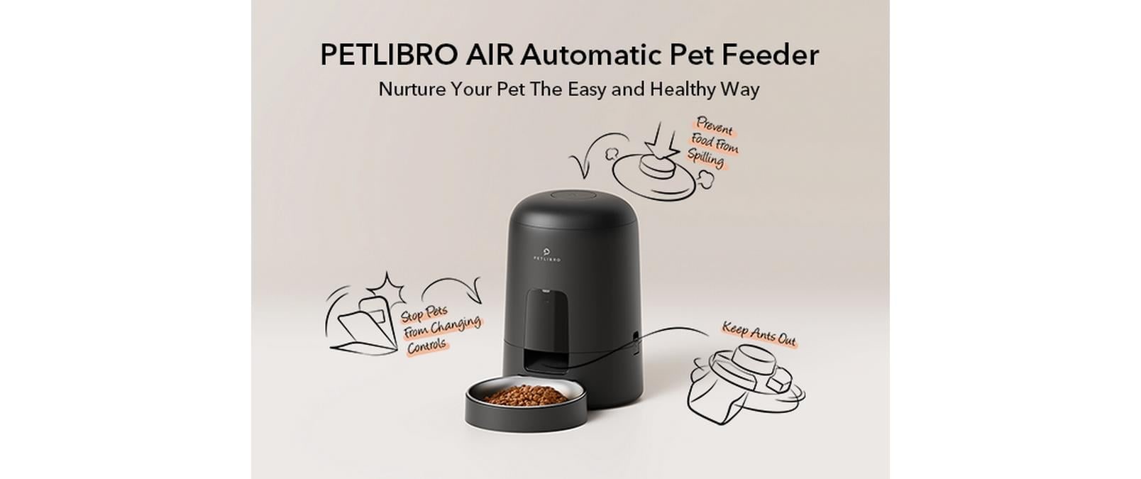 Futterautomat »Petlibro AIR Automatic Pet Feeder 2 l«