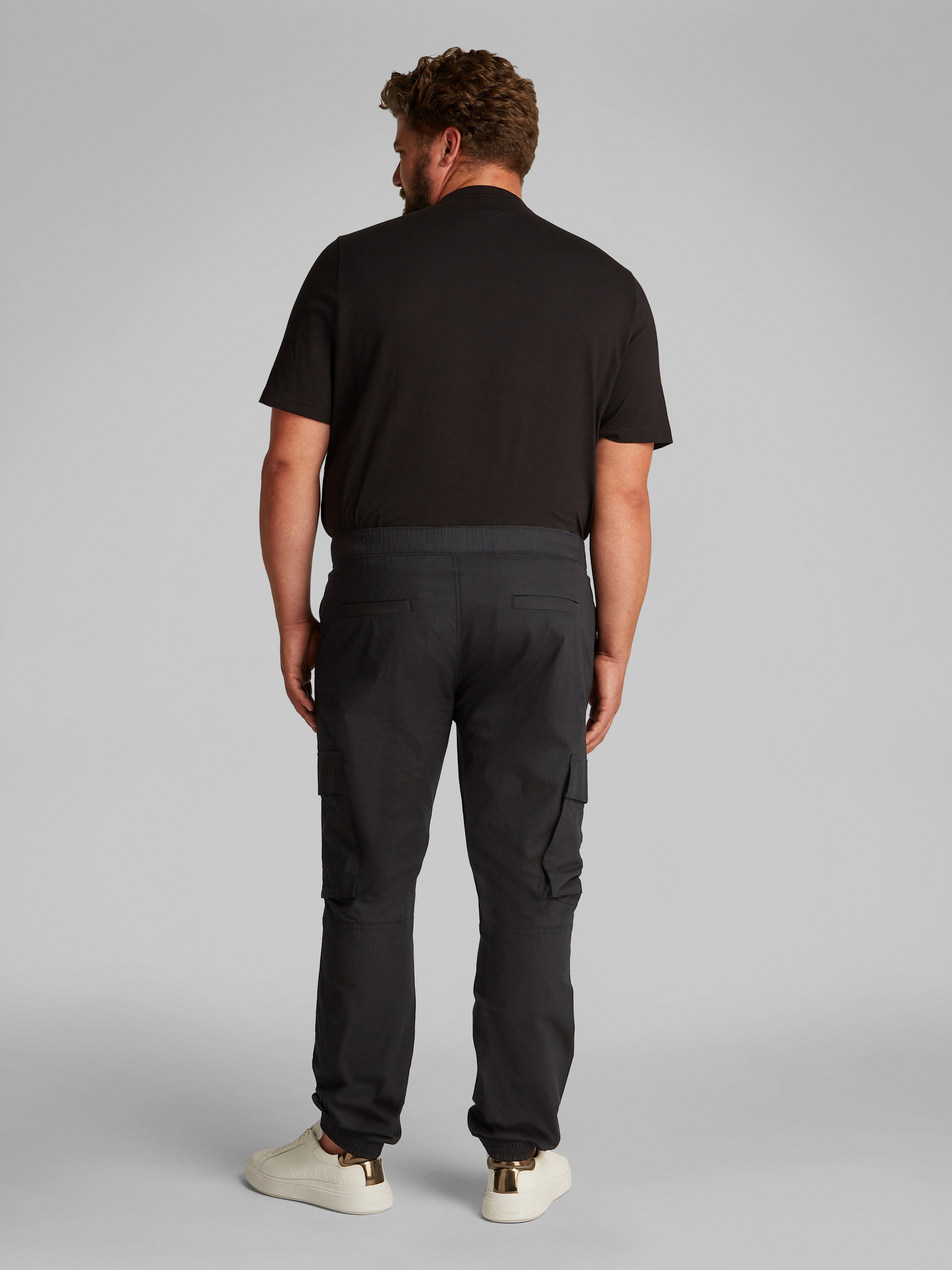 Calvin Klein Jeans Plus Cargohose »PLUS SKINNY CARGO«, in Grossen Grössen, Logo-Patch