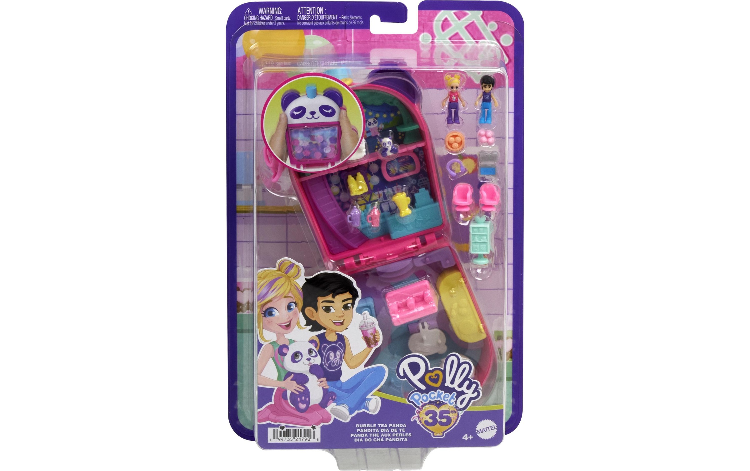 Polly Pocket Spielwelt »Bubble Tea Pandaschatulle«