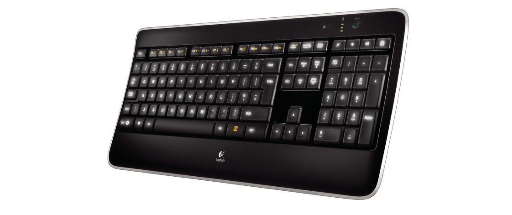 Logitech PC-Tastatur »K800 Illuminated«, (Ziffernblock)