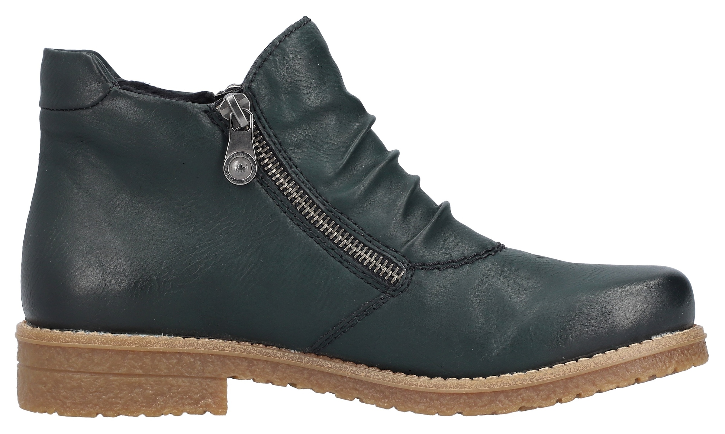 Rieker Stiefelette, Schlupfboots, Ankleboots mit beidseitigem Reissverschluss