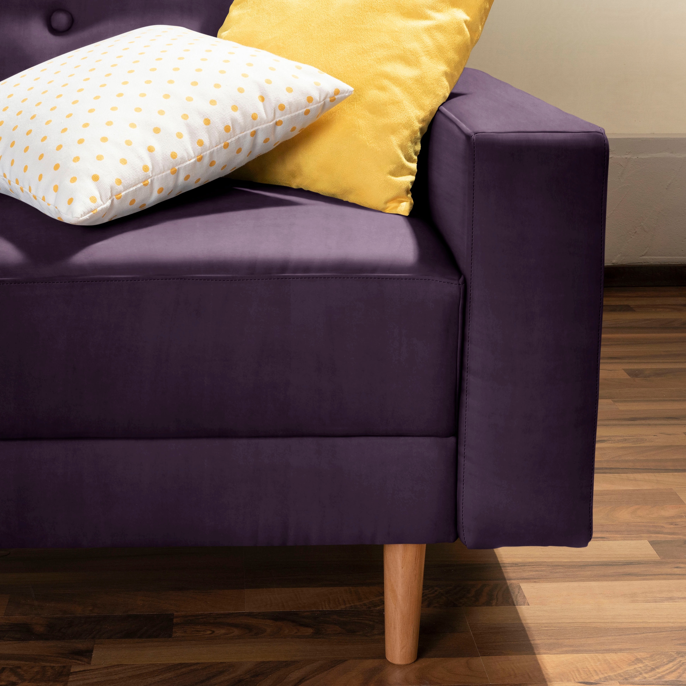 Max Winzer® Ecksofa »Just Chill«, Schlafsofa mit Recamiere, Rückenverstellung, inklusive Stauraumhocker
