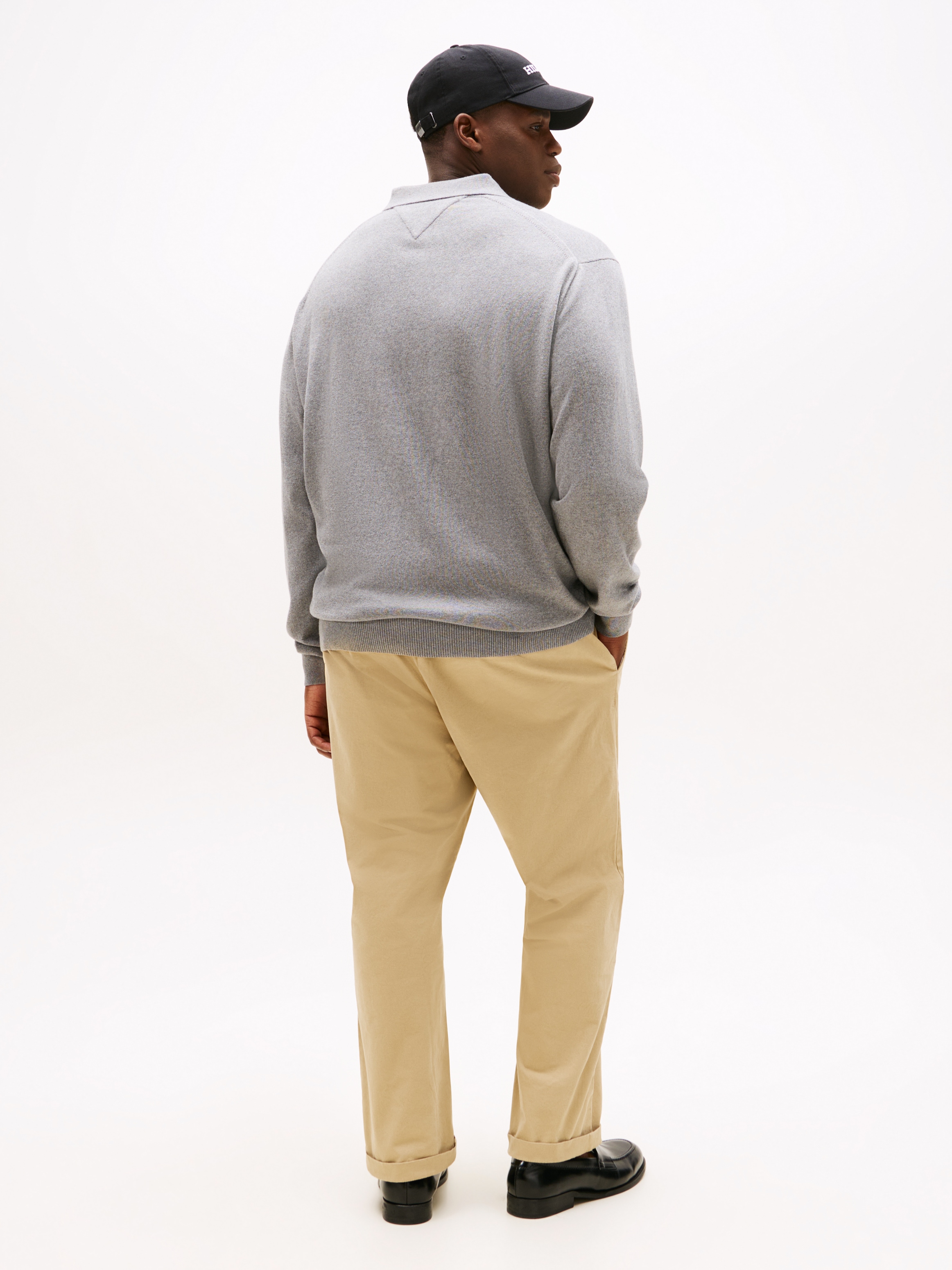 Tommy Hilfiger Big & Tall Polokragenpullover »BT-PIMA ORG CTN CASH«, Grosse Grössen, regular fit, Polokragen