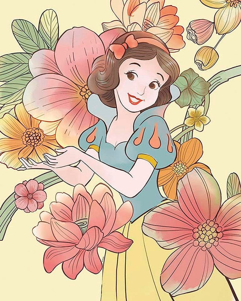 Jelmoli-Versand Flowers«, Disney, Kinderzimmer, »Snow St.), White Poster (1 | online Komar entdecken ✵ Wohnzimmer Schlafzimmer,