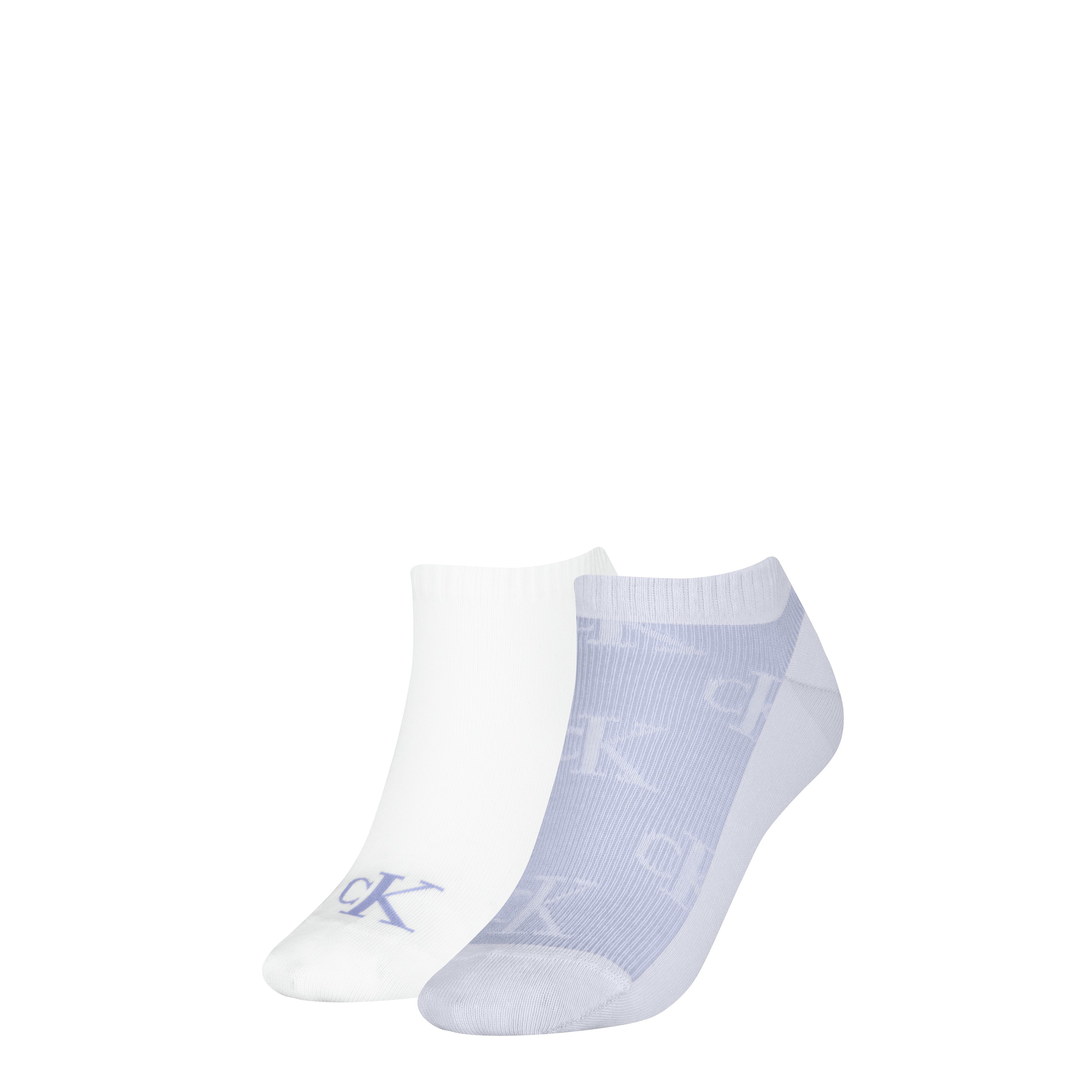 Calvin Klein Jeans Socken »CKJ WOMEN SNEAKER 2P AO SHADOW RIB« 2 Stk. tlg. mit dezentem Logo-Print