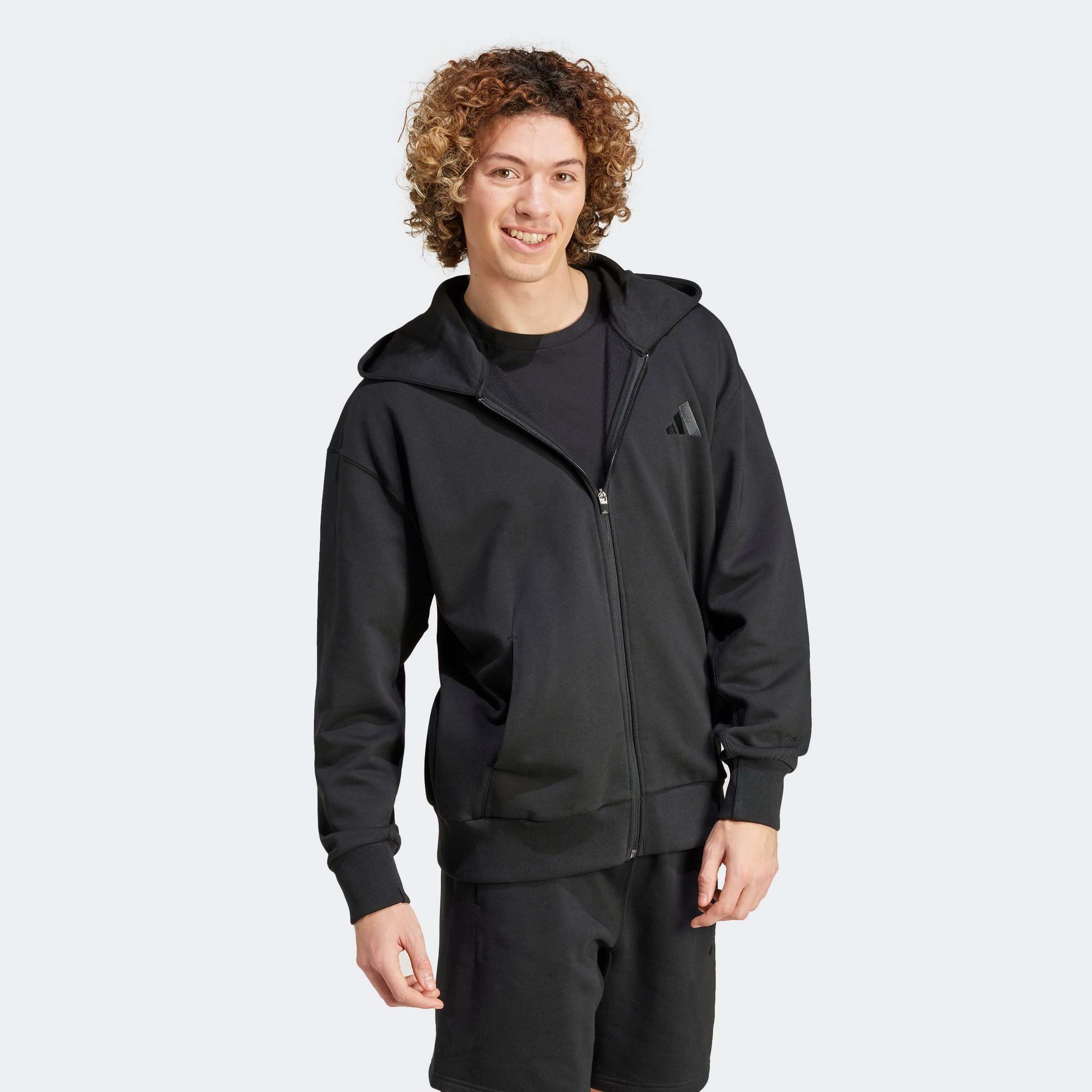 adidas Sportswear Kapuzensweatshirt »M A SZN FL FZ«, Kapuzenjacke mit Reissverschluss